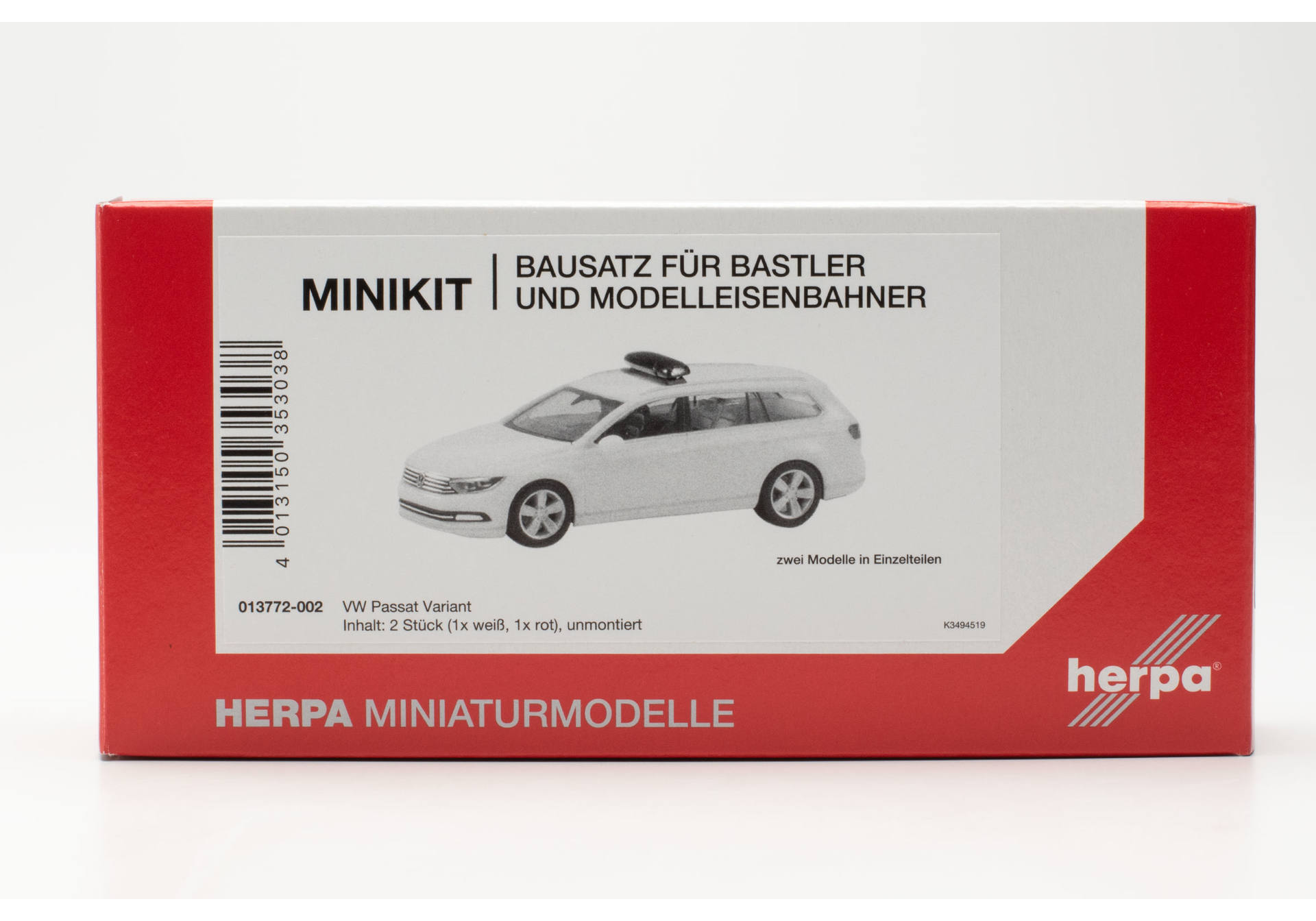 MiniKit 2 x VW Passat Variant mit Warnbalken