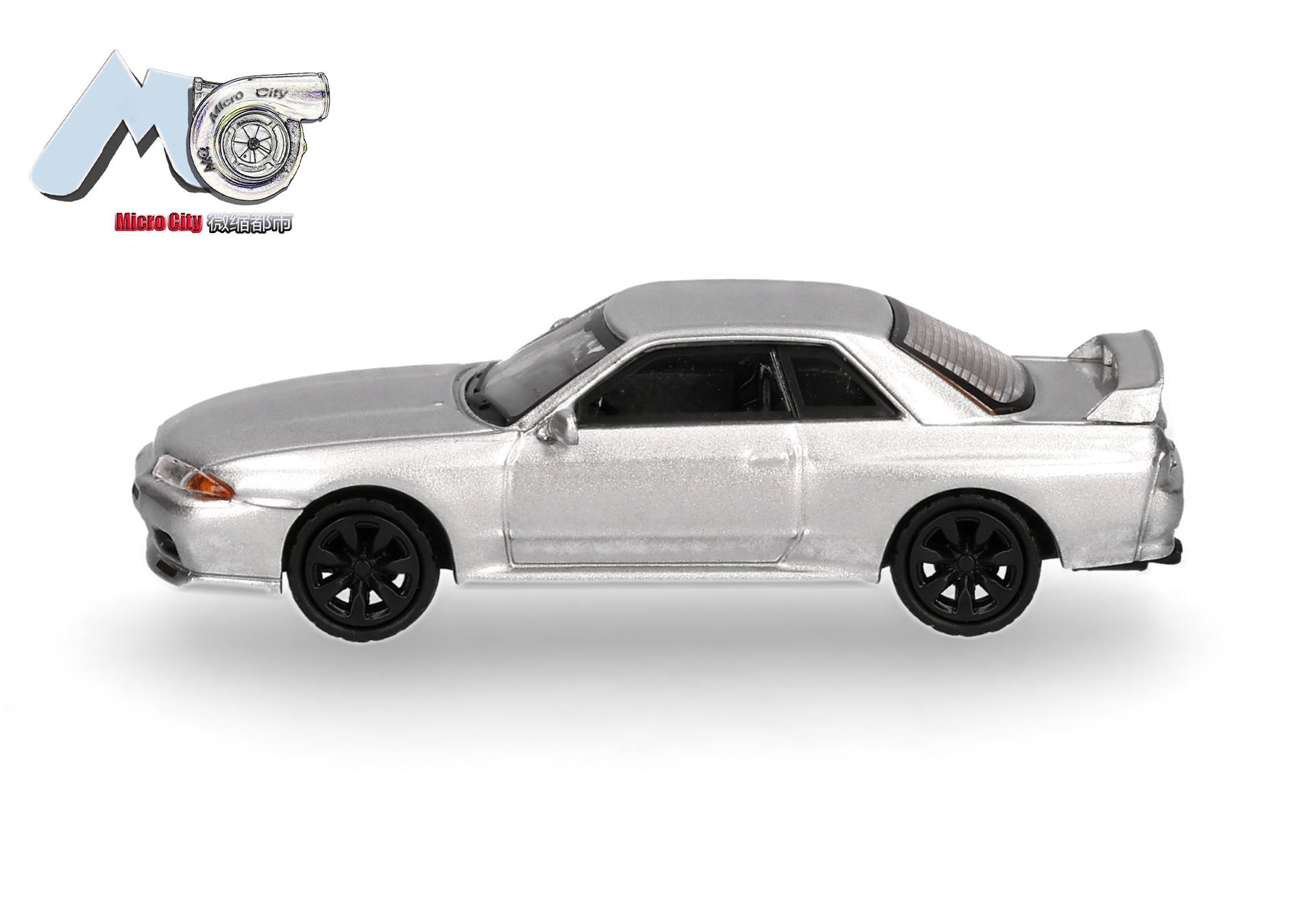 model car, silver car, sport coupe, black wheels, mini scale model