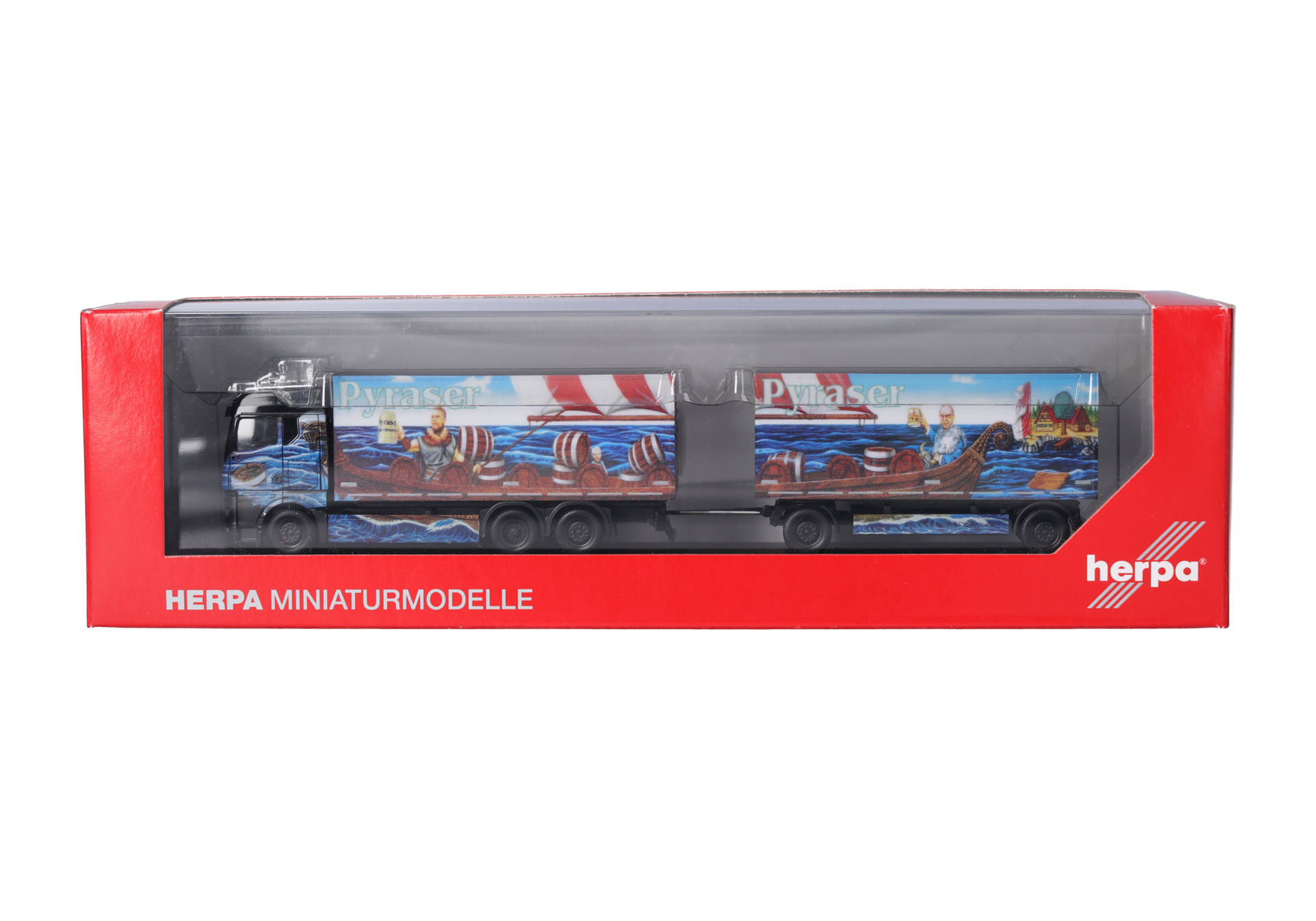 MAN TGX GM beverage box trailer truck "Pyraser III / Rudi Thoma"