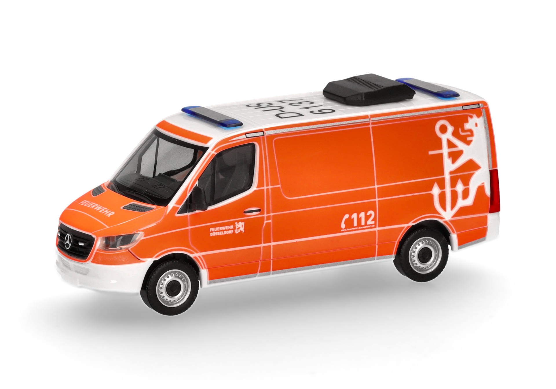 Mercedes-Benz Sprinter '18 half bus flat-roof "Fire brigade Düsseldorf"
