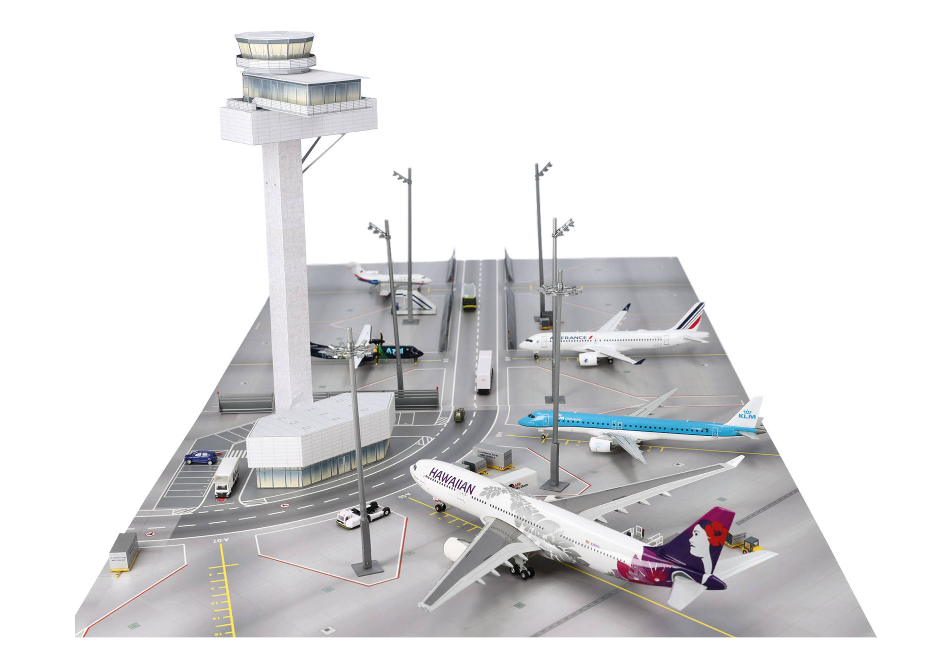 Airport Tower Kartonbausatz / cardboard construction kit 