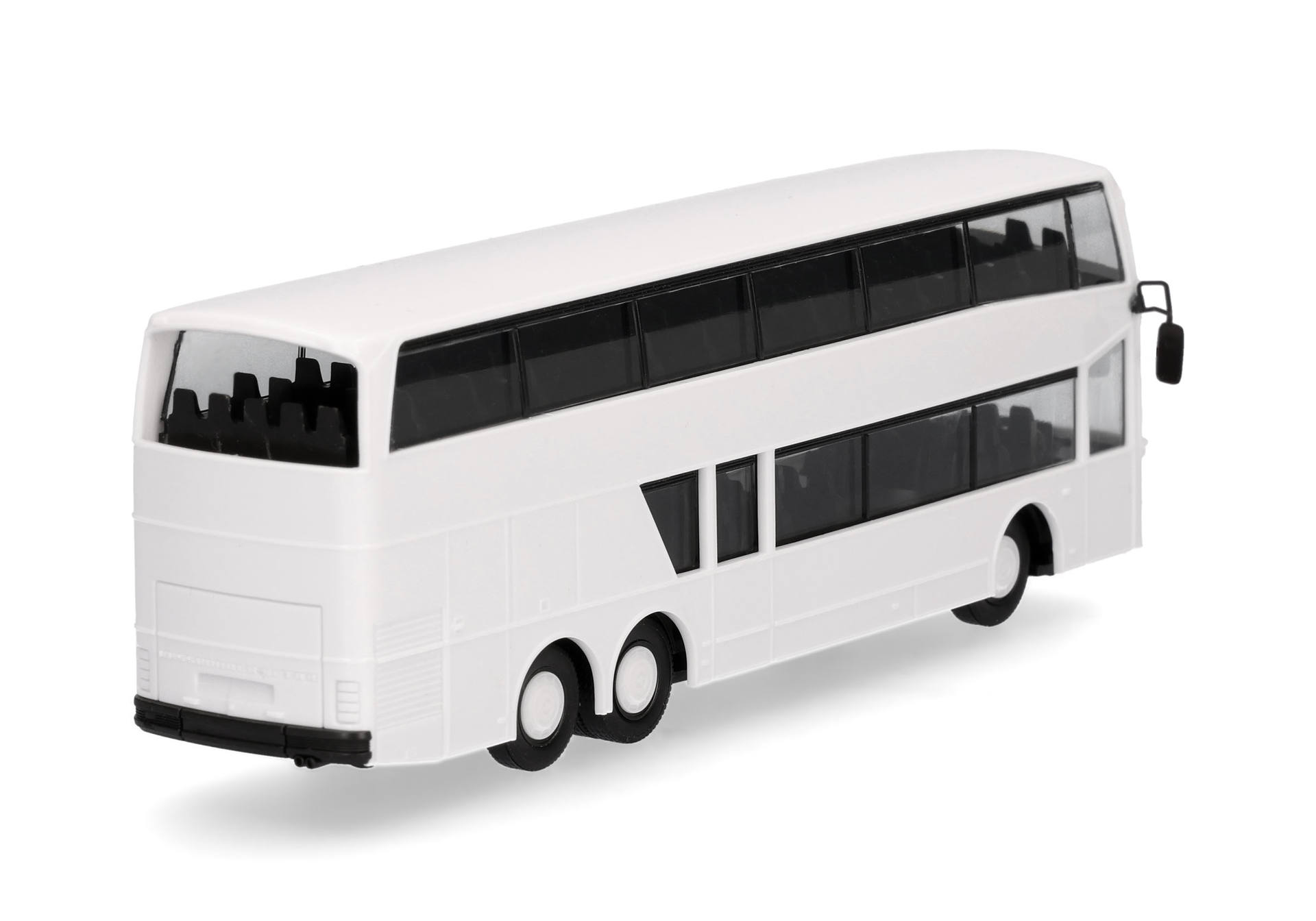 Doppeldecker, Bus, weiß, Modell, Spielzeug