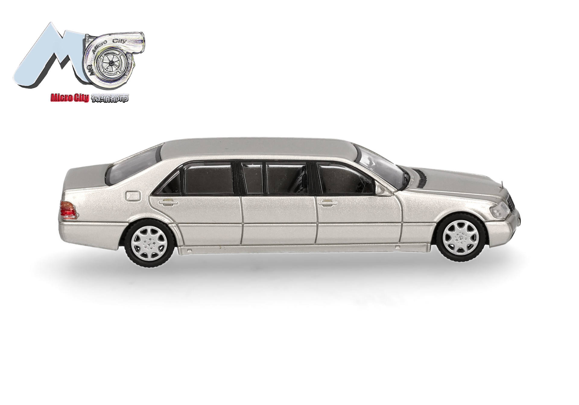 MicroCity: Mercedes-Benz S600 Pullman, champagne gold