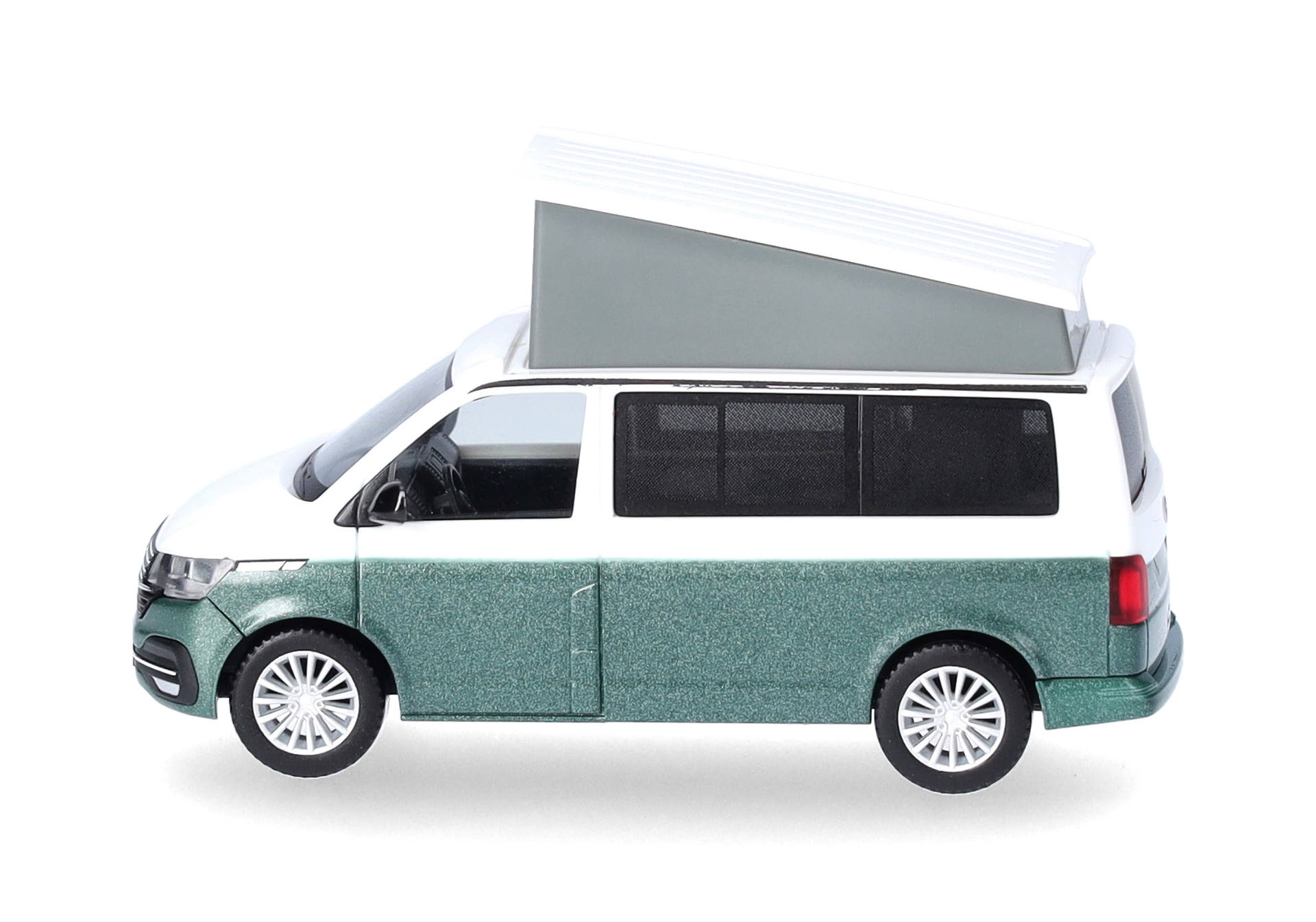 Volkswagen (VW) T6.1 California, Candy Weiß / Bay Leaf Green metallic