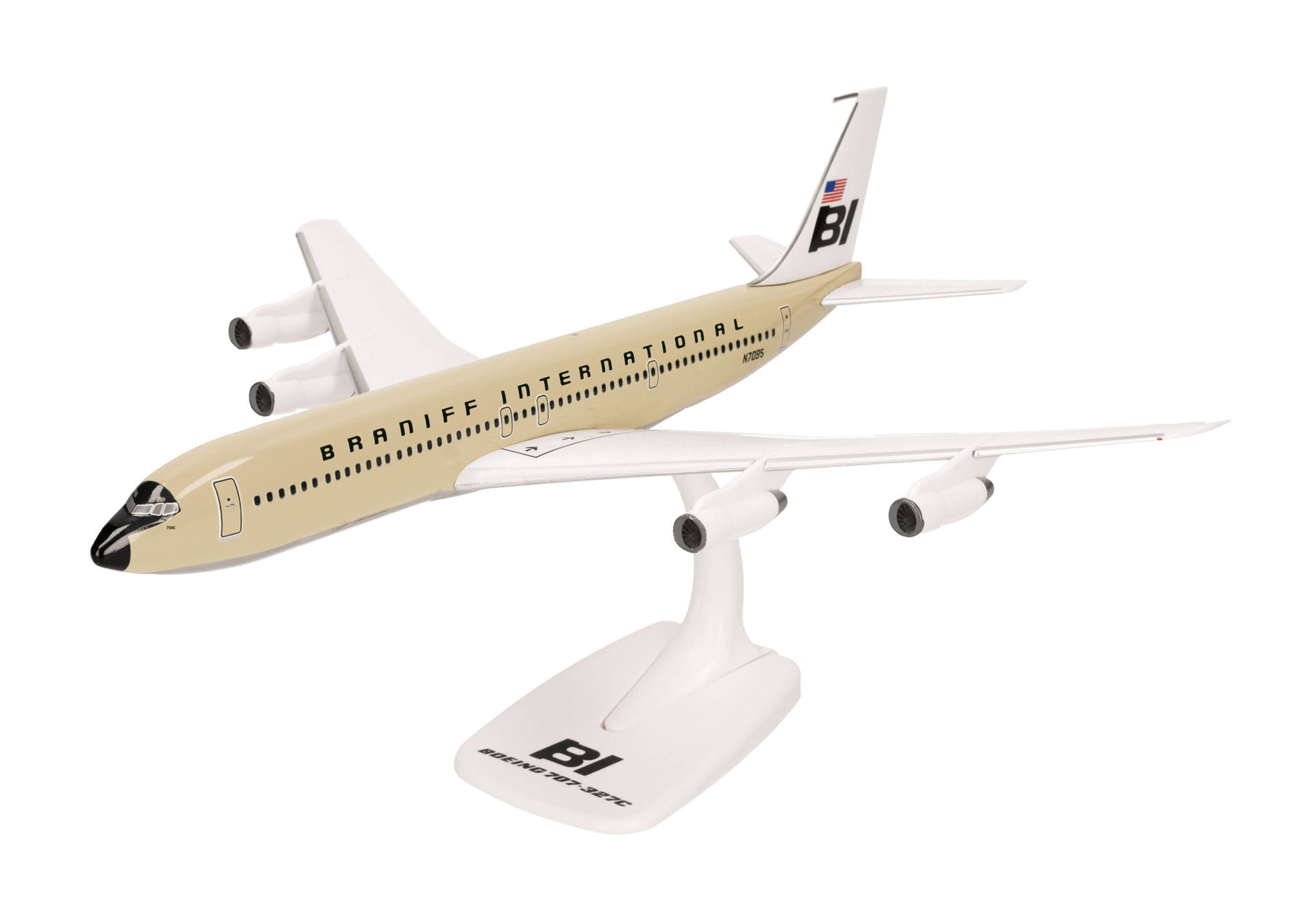 Braniff International Boeing 707-320 - Solid beige