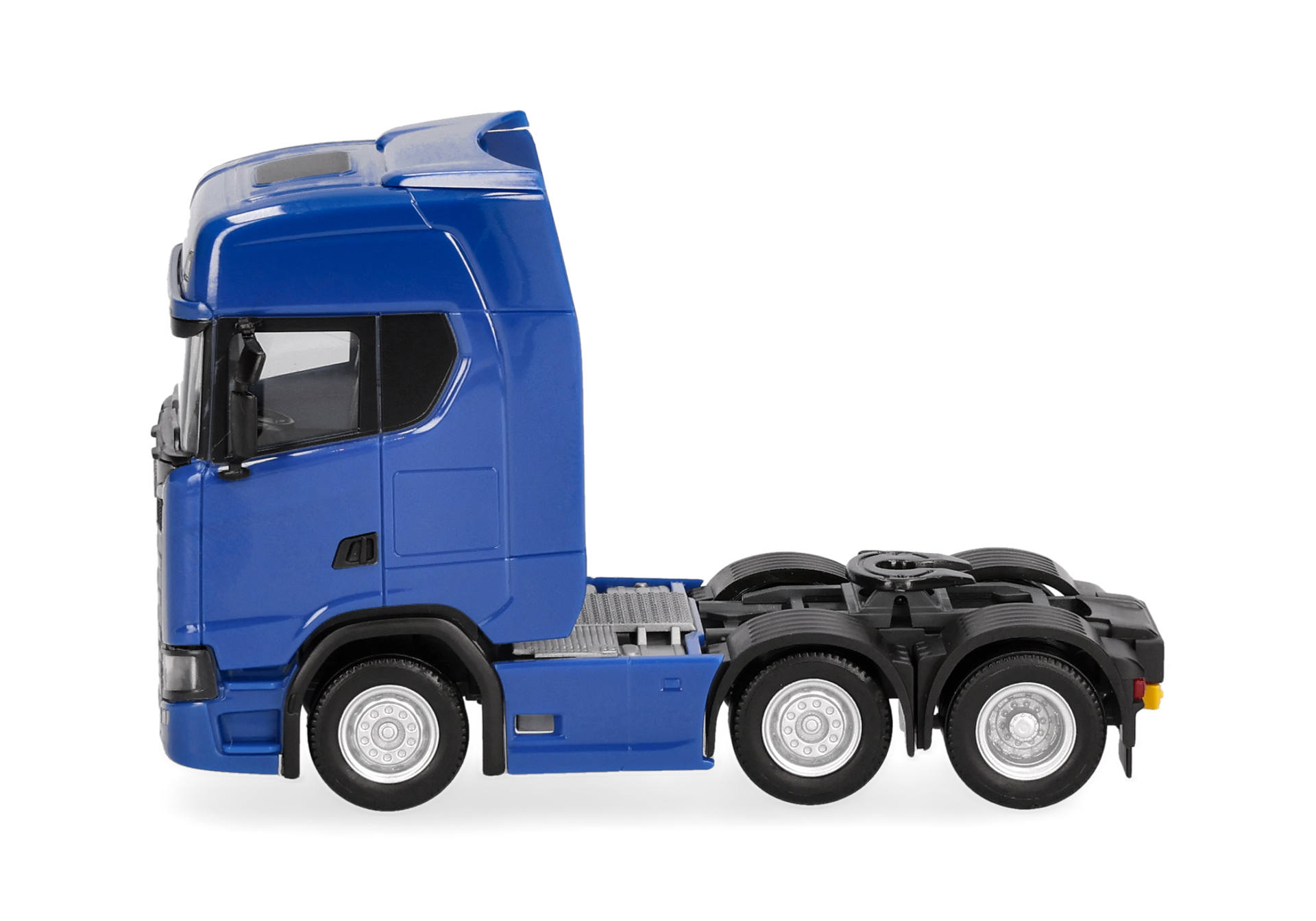 truck, cab, blue, semi-truck, trailerless
