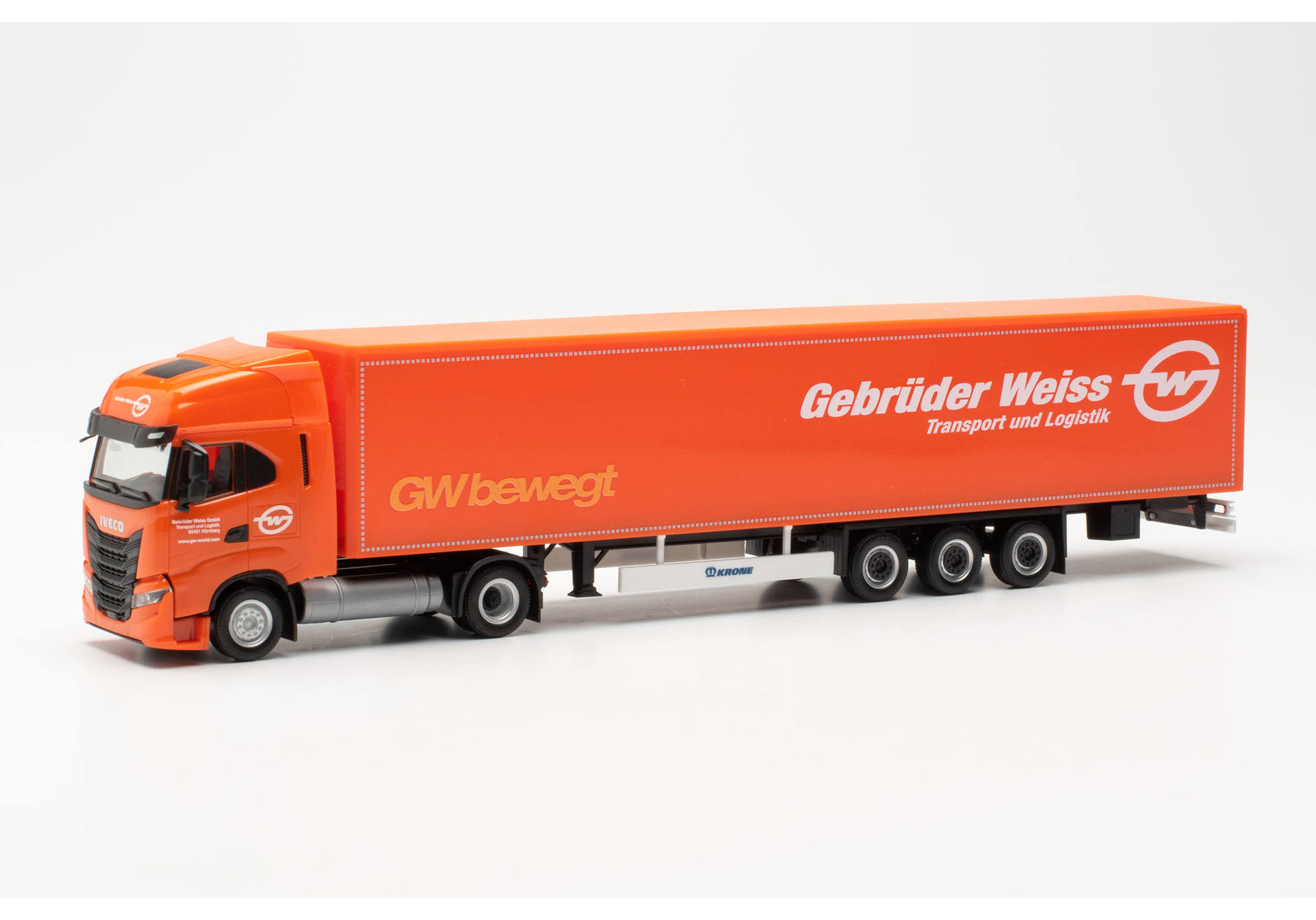 Iveco S-Way LNG box semitrailer 15m "Gebrüder Weiss" (Bavaria/Nuremberg)