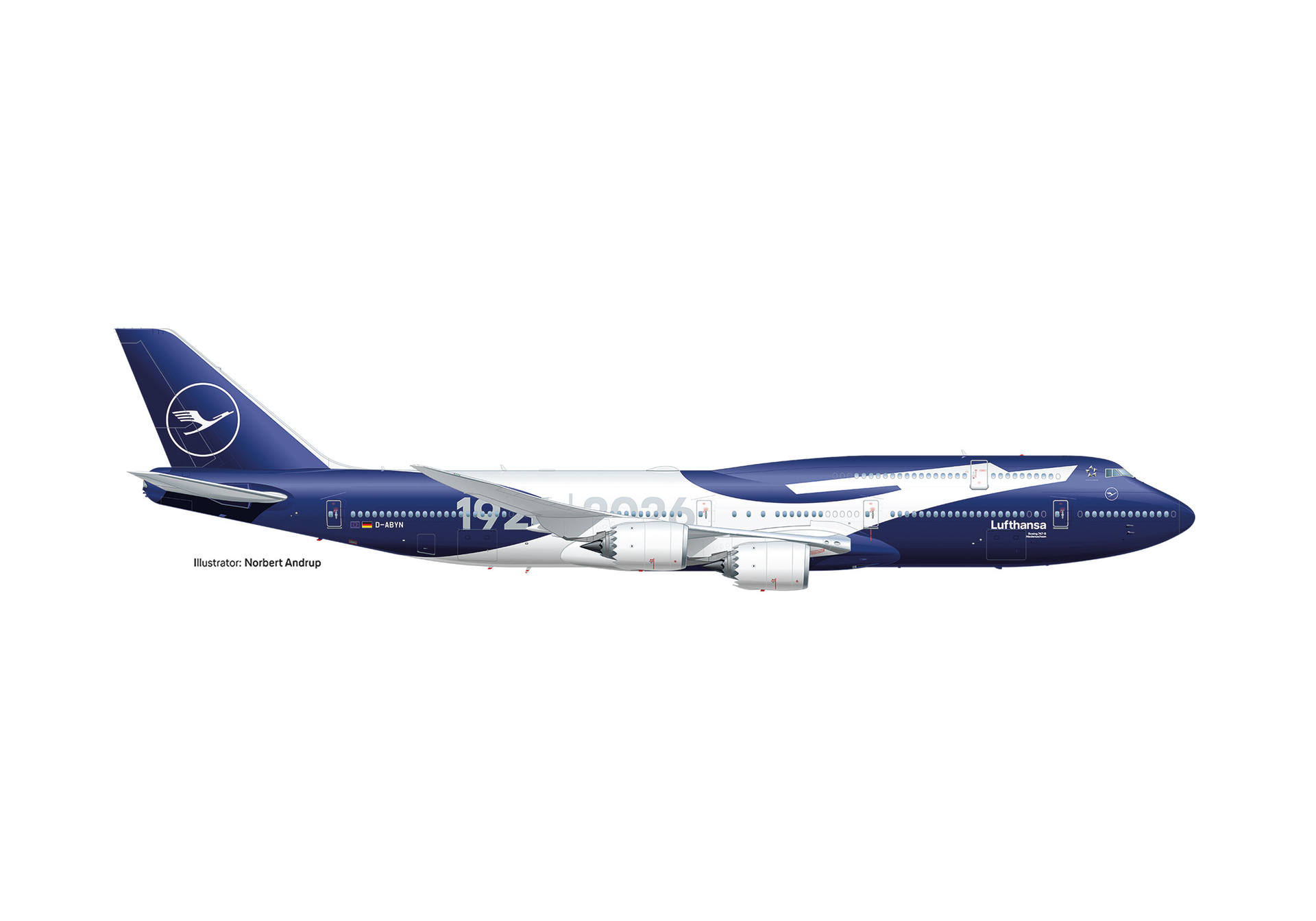 Lufthansa Boeing 747-8 Intercontinental "100 years" – D-ABYN "Niedersachsen"
