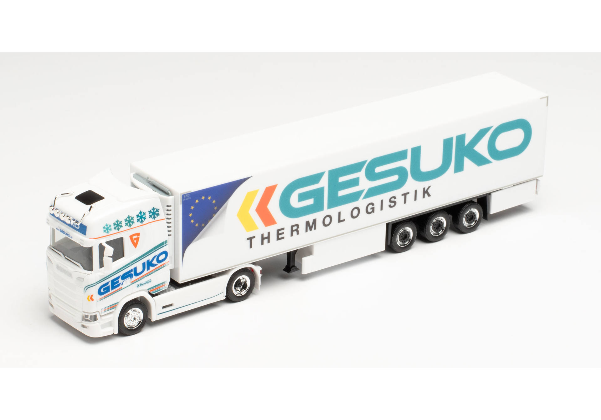 Scania CS 20 HD refrigerated semitrailer „GESUKO“