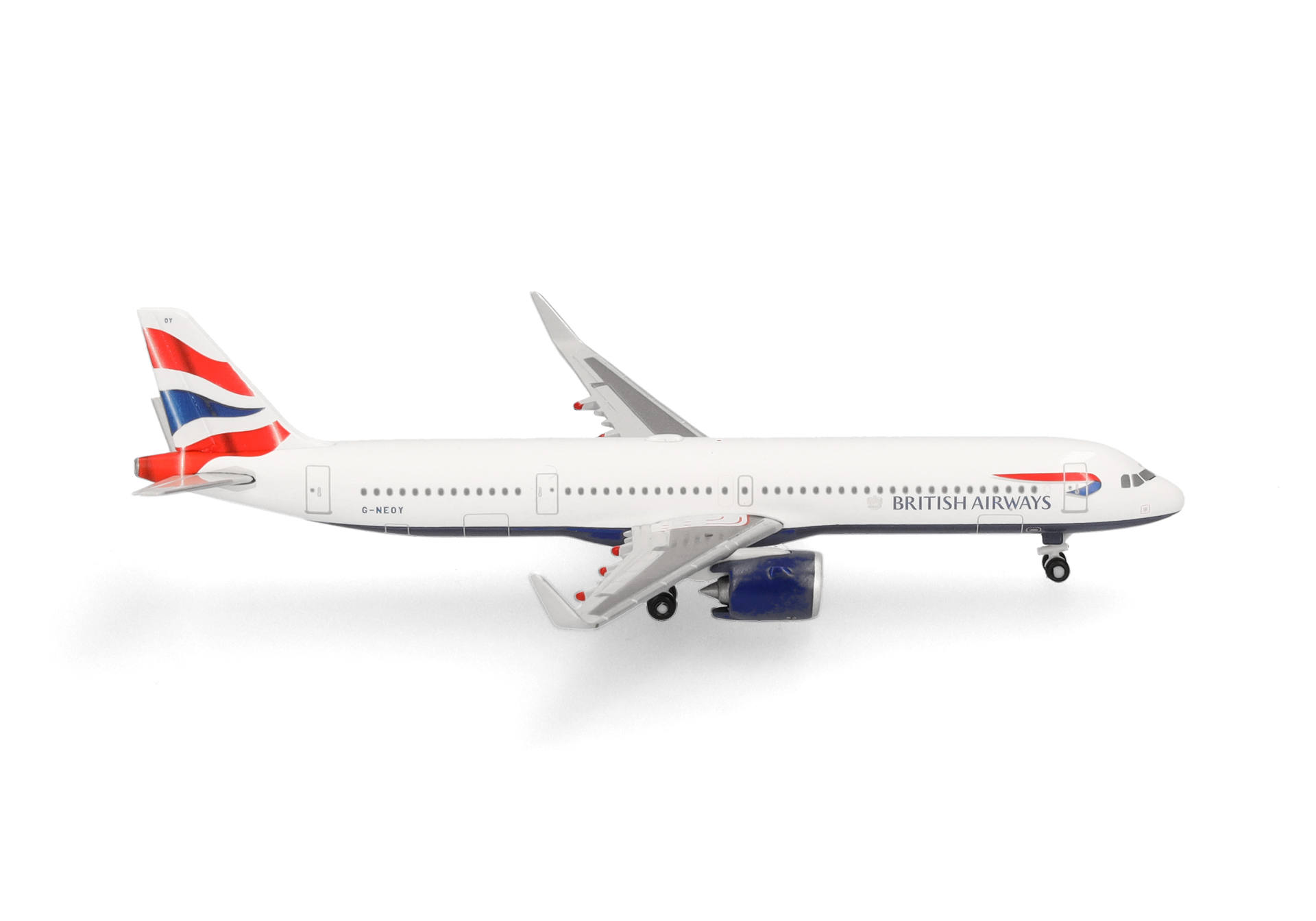 airplane, jet, aircraft, British Airways, white plane