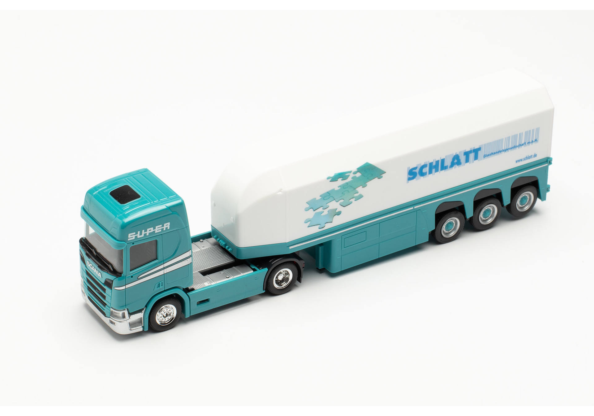 Scania CS 20 high roof inloader semitrailer truck “Schlatt”