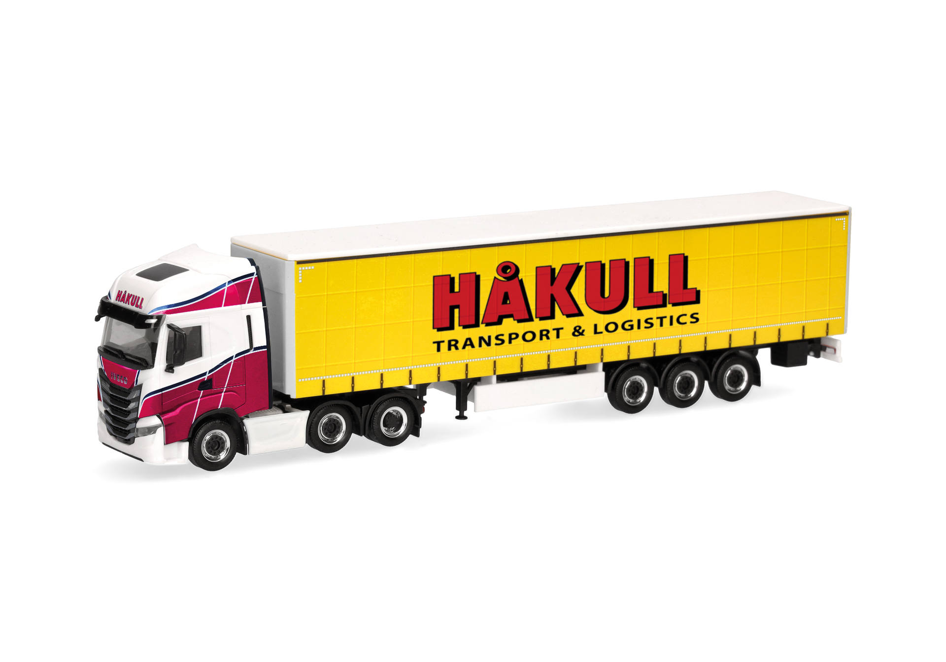 Iveco S-Way curtain canvas semitrailer "Hakull"