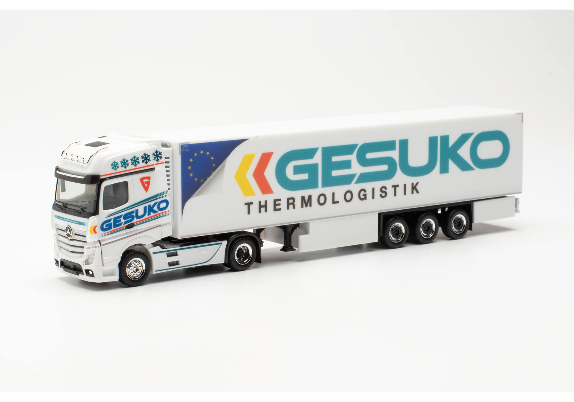 Mercedes-Benz Actros Gigaspace '18 refrigerated box semitrailer "GESUKO" (Hessen/Hauneck)