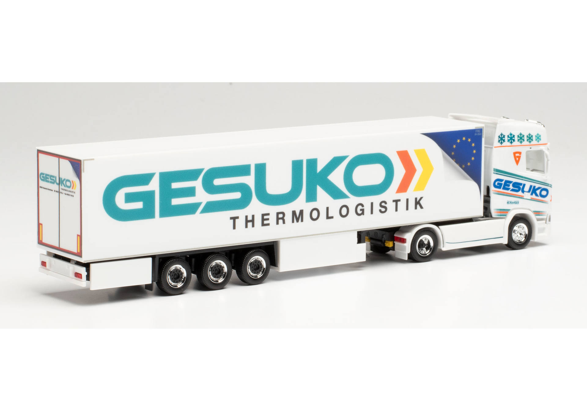 Scania CS 20 HD refrigerated semitrailer „GESUKO“