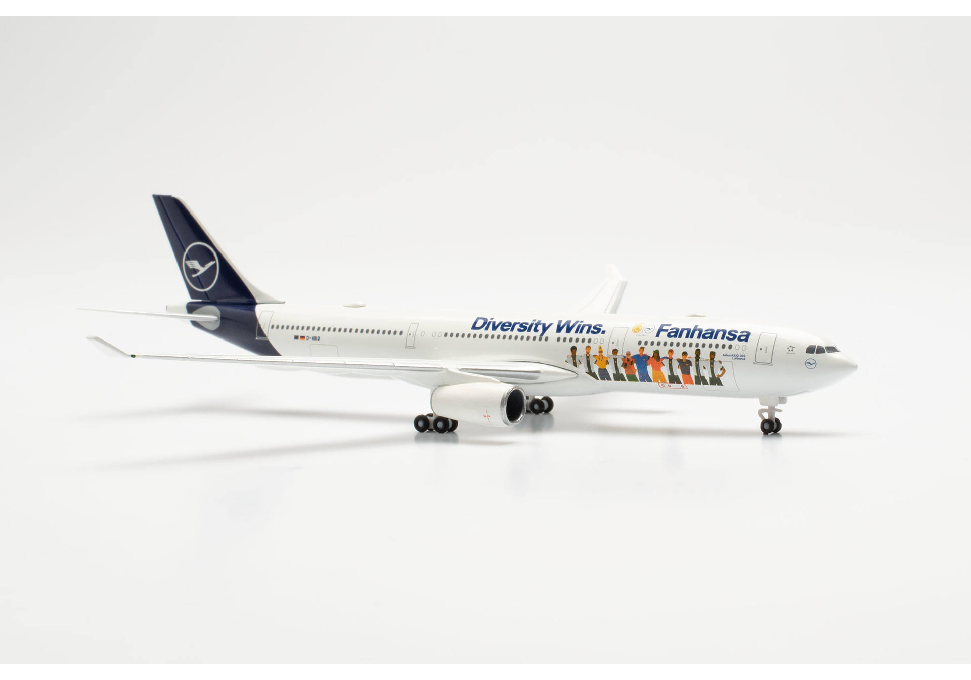 Lufthansa A330 Fanhansa – Diversity Wins - D-AIKQ