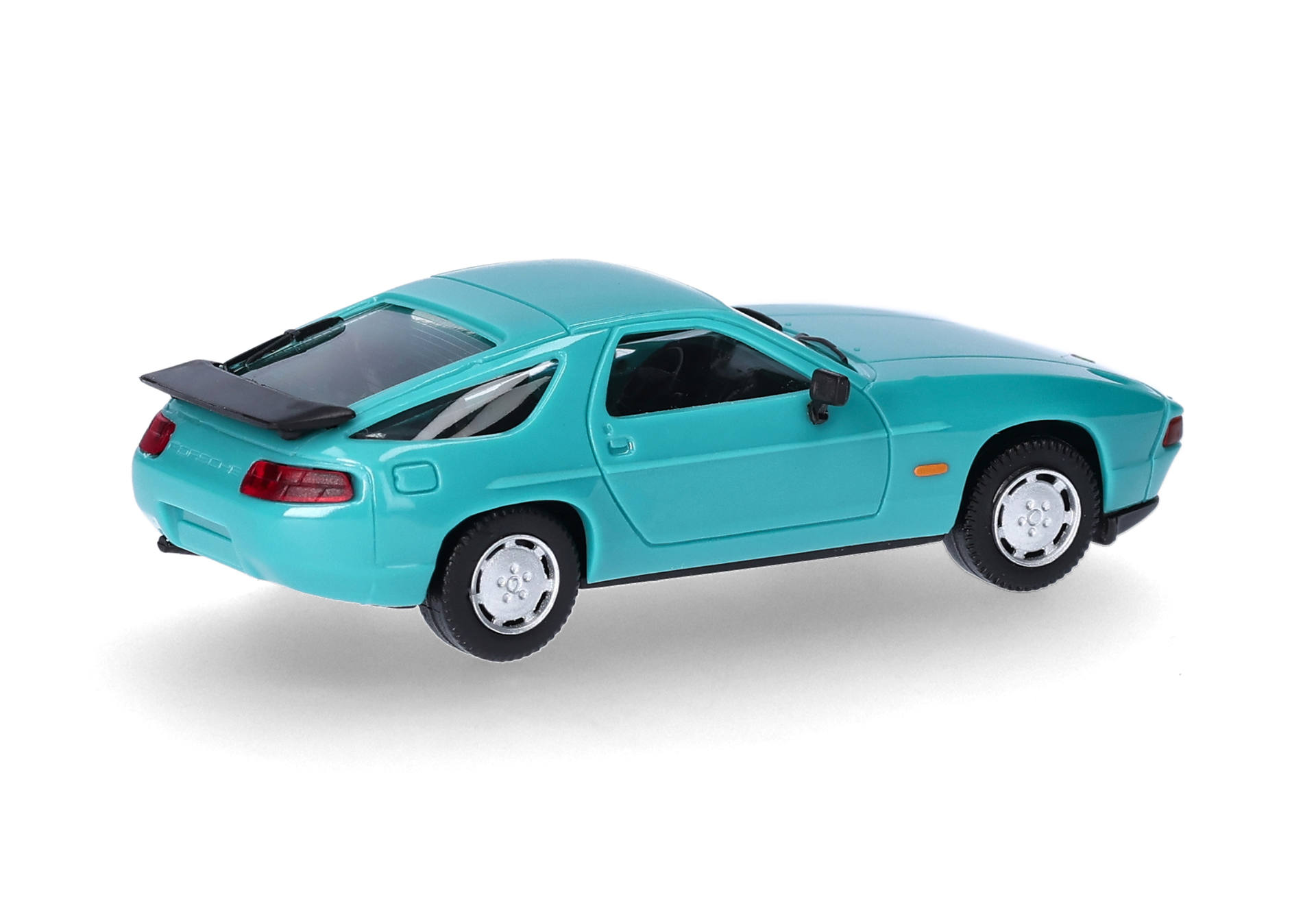 toy car, model car, turquoise, two-door, rear spoiler