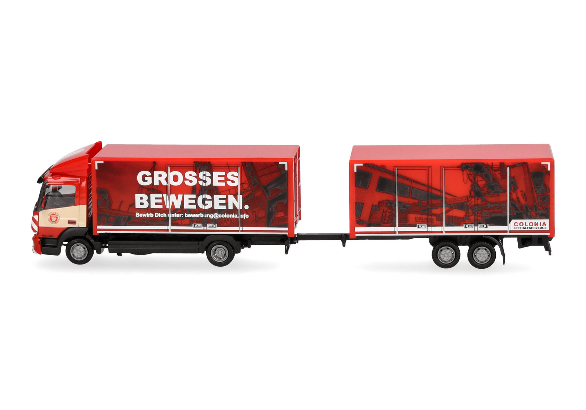 Mercedes-Benz Atego 13 Koffer-Hängerzug "Colonia"
