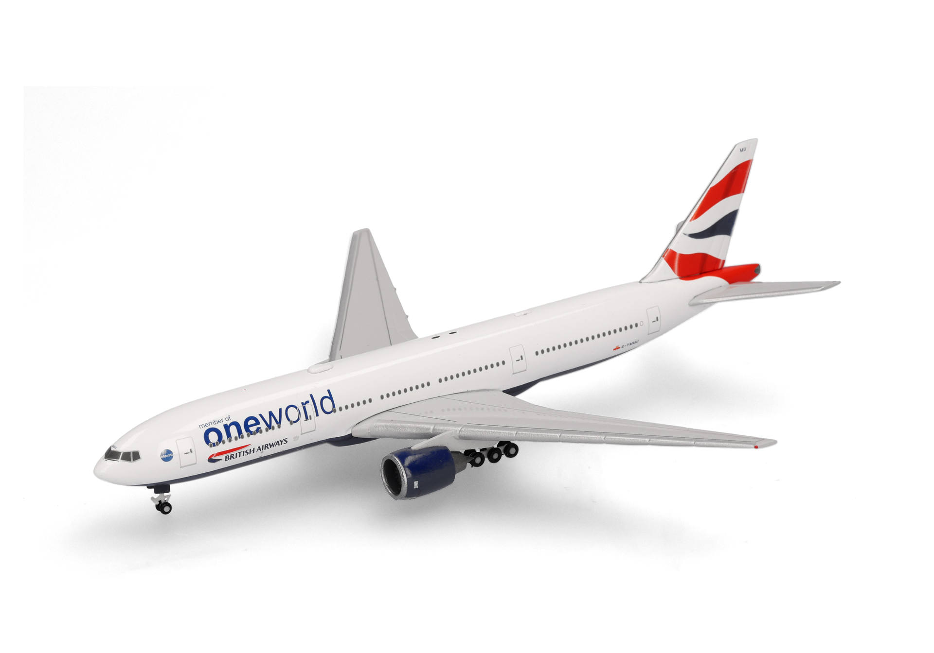 airplane, jet, airliner, white fuselage, British Airways livery
