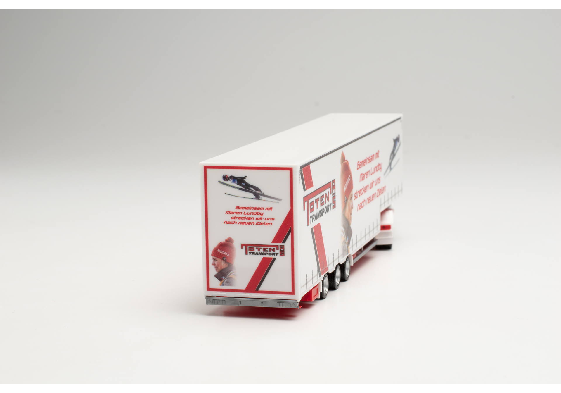 Scania CS 20 high roof 6×4 Meusburger semitrailer "Toten Transport / Maren Lundby"