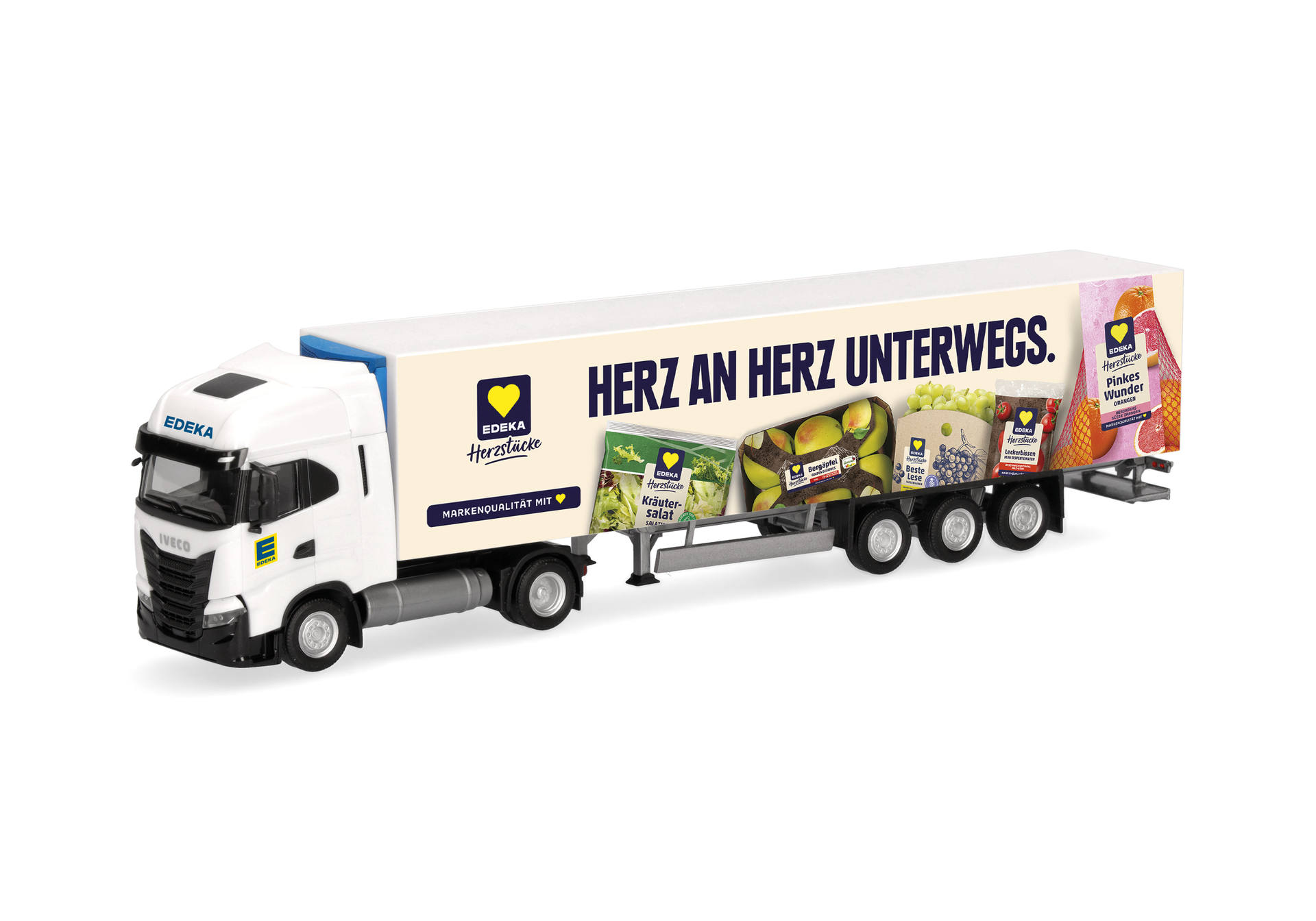Iveco S-Way Kühlkoffer-Sattelzug "Edeka"