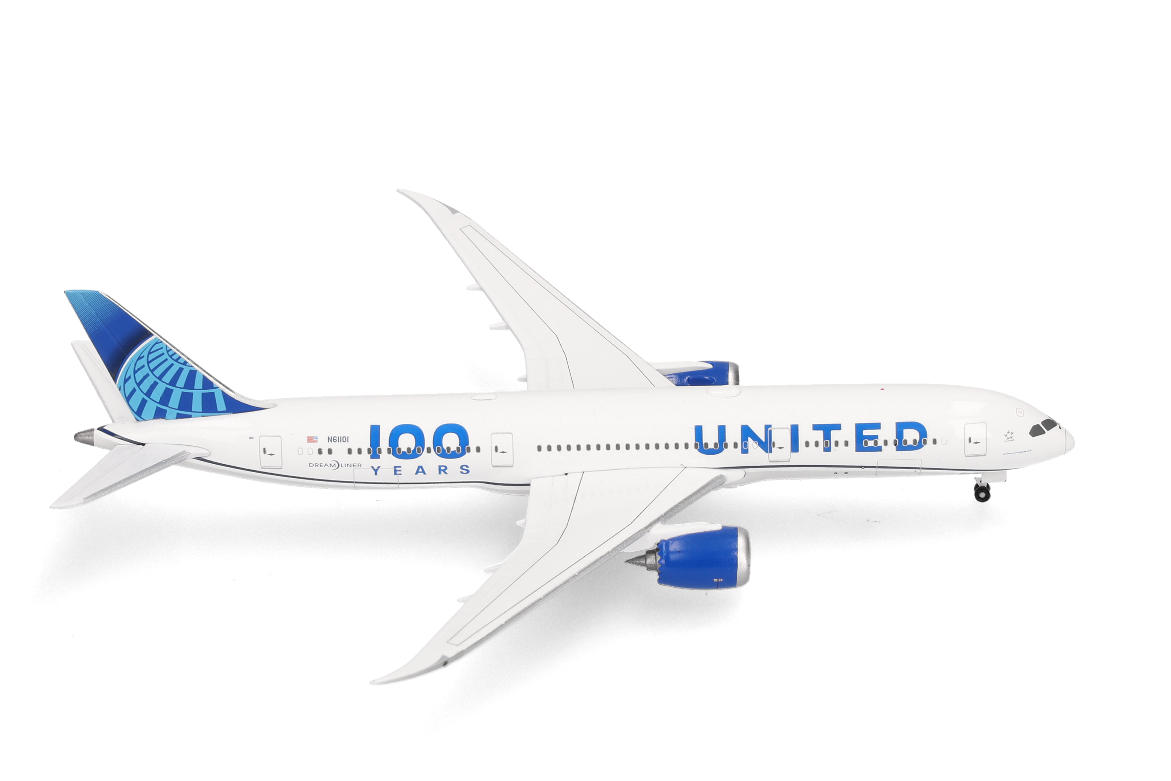 airplane, model, white, blue, jet