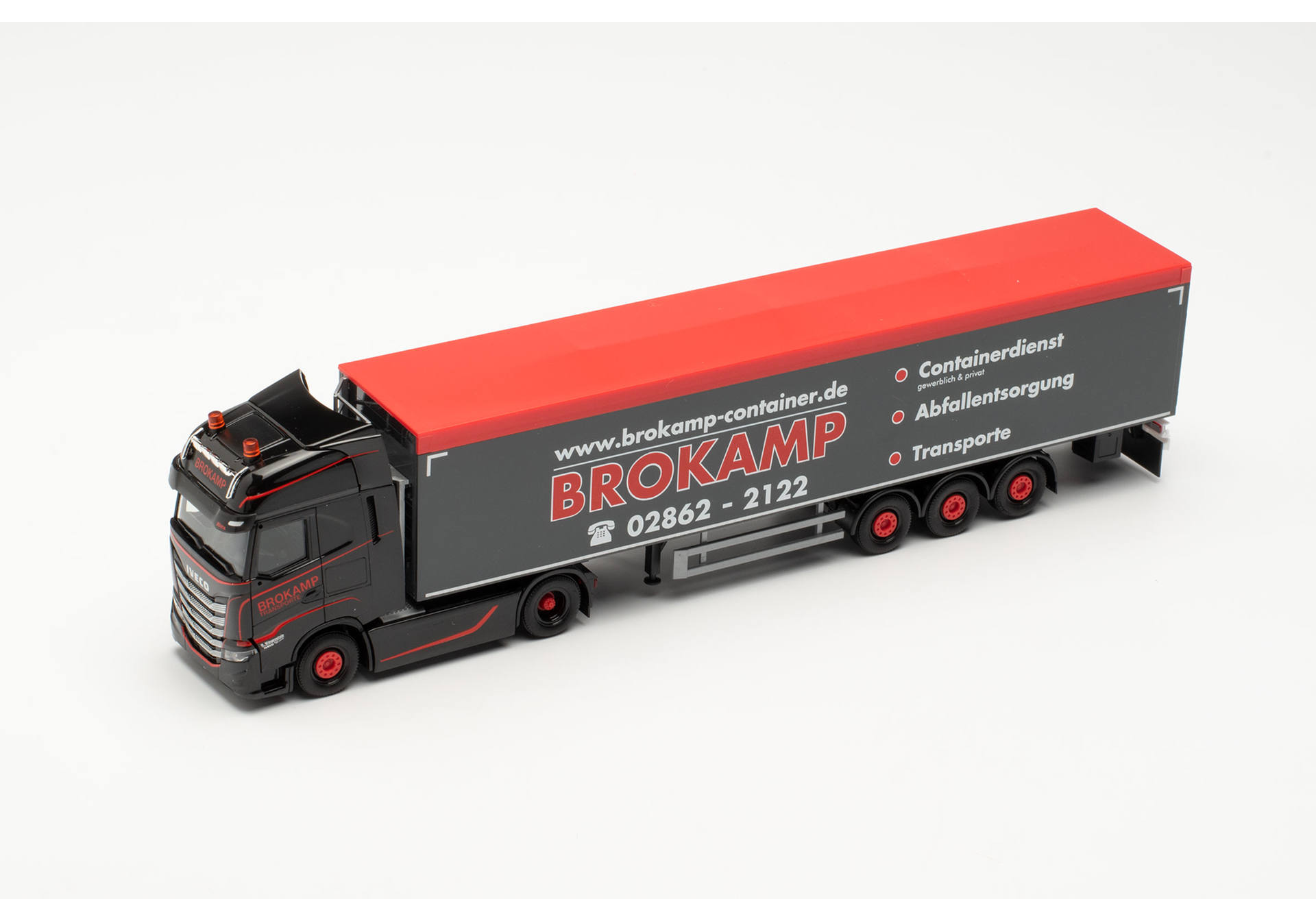 Iveco S-Way walking floor semitrailer truck "Brokamp"