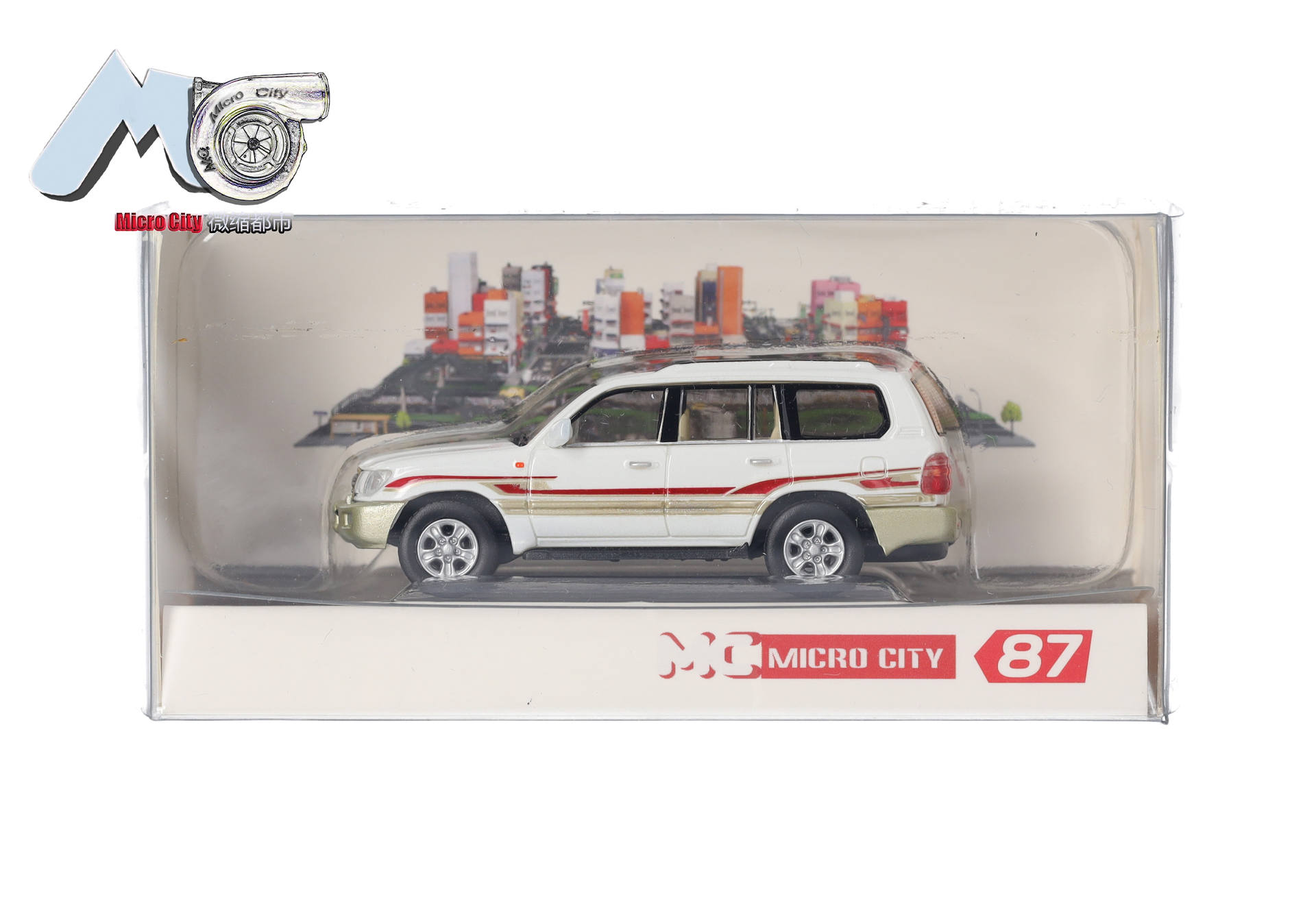 MicroCity: Toyota Landcruiser LC 100, weiß (1998-2007)