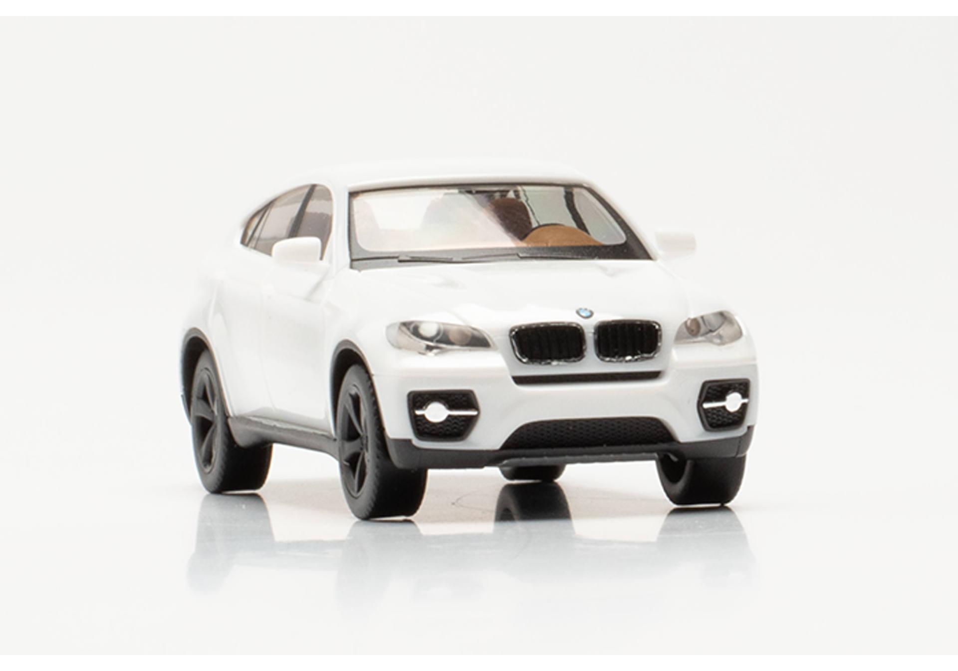 BMW X6, white, black rims