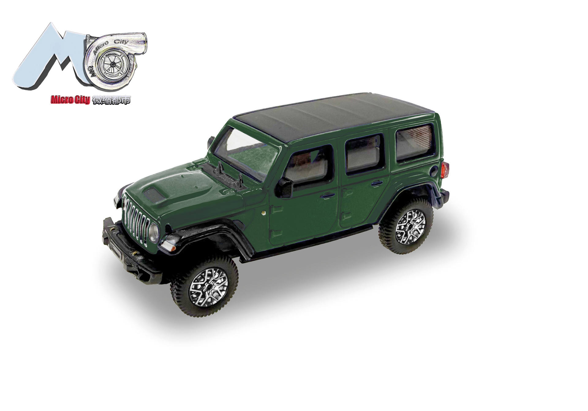 MicroCity: Jeep Wrangler, grün (ab 2017)