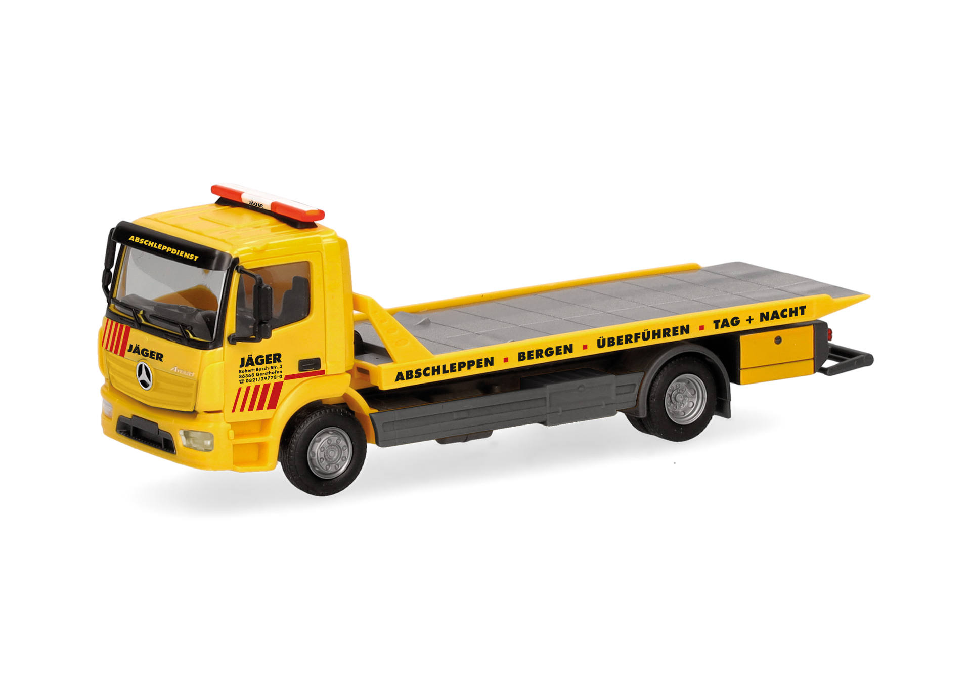 Mercedes-Benz Atego 13 Plateau-Abschlepp-LKW "Jäger" 