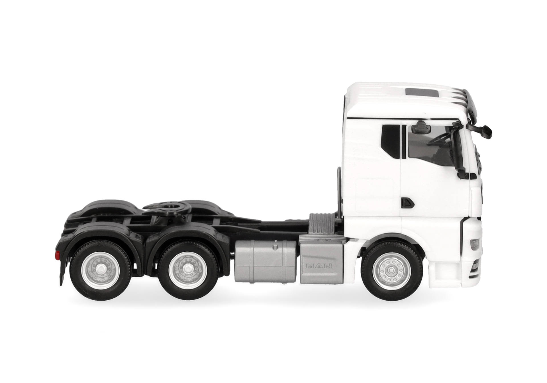 Lkw, Traktor-Einheit, Sattelzugmaschine, Sattelzug-Chassis, Weiß