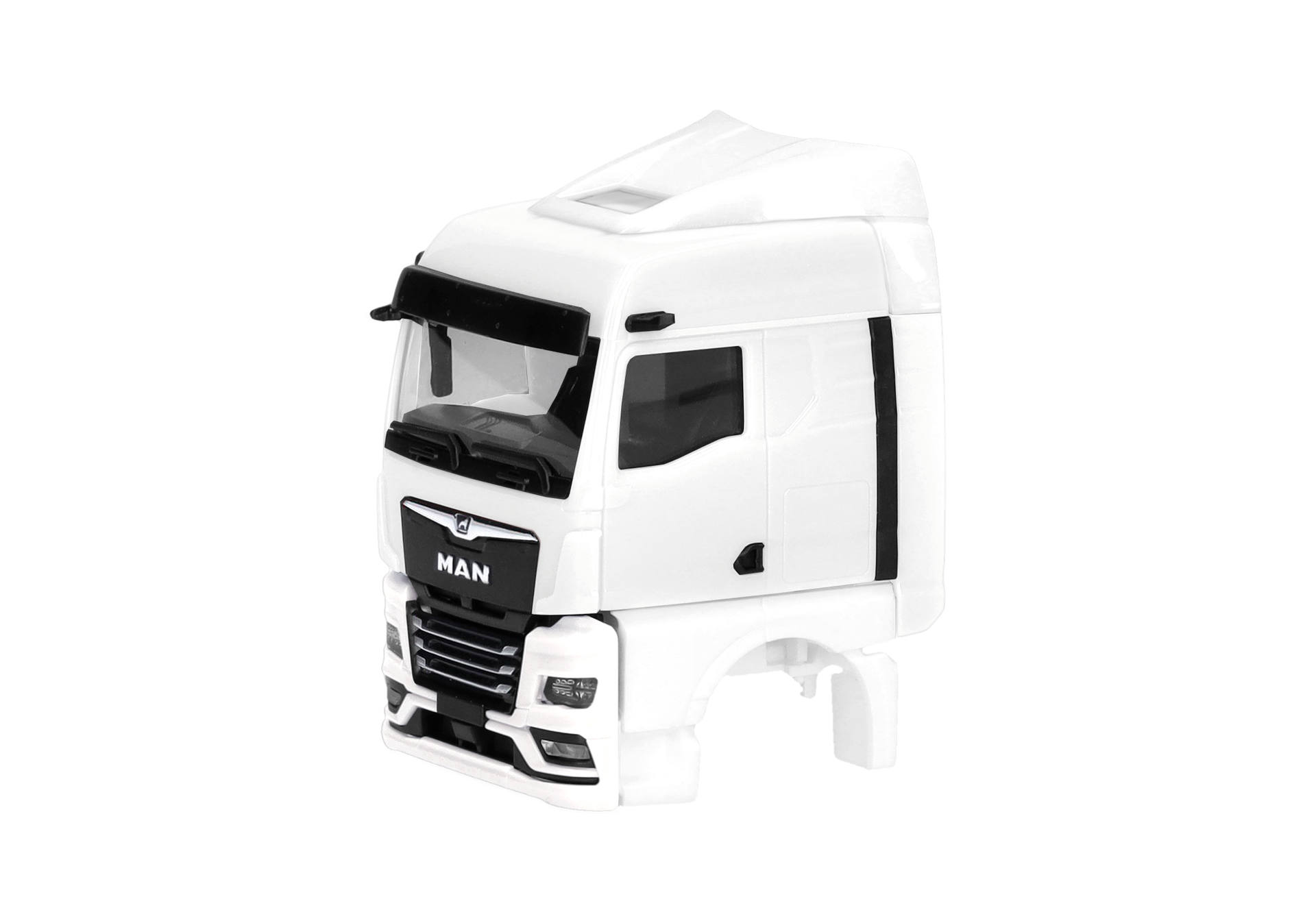 truck, cab, white, toy, model truck