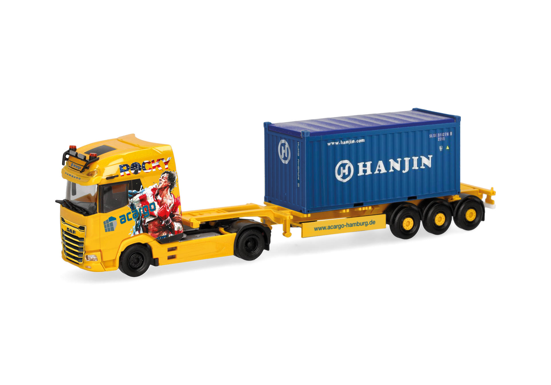 DAF XG+ Container-Sattelzug "Acargo / 20 ft. Open Top Hanjin"