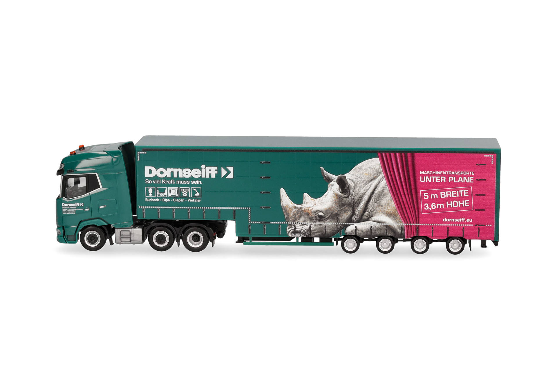DAF XG+ volume semitrailer truck "Dornseiff"