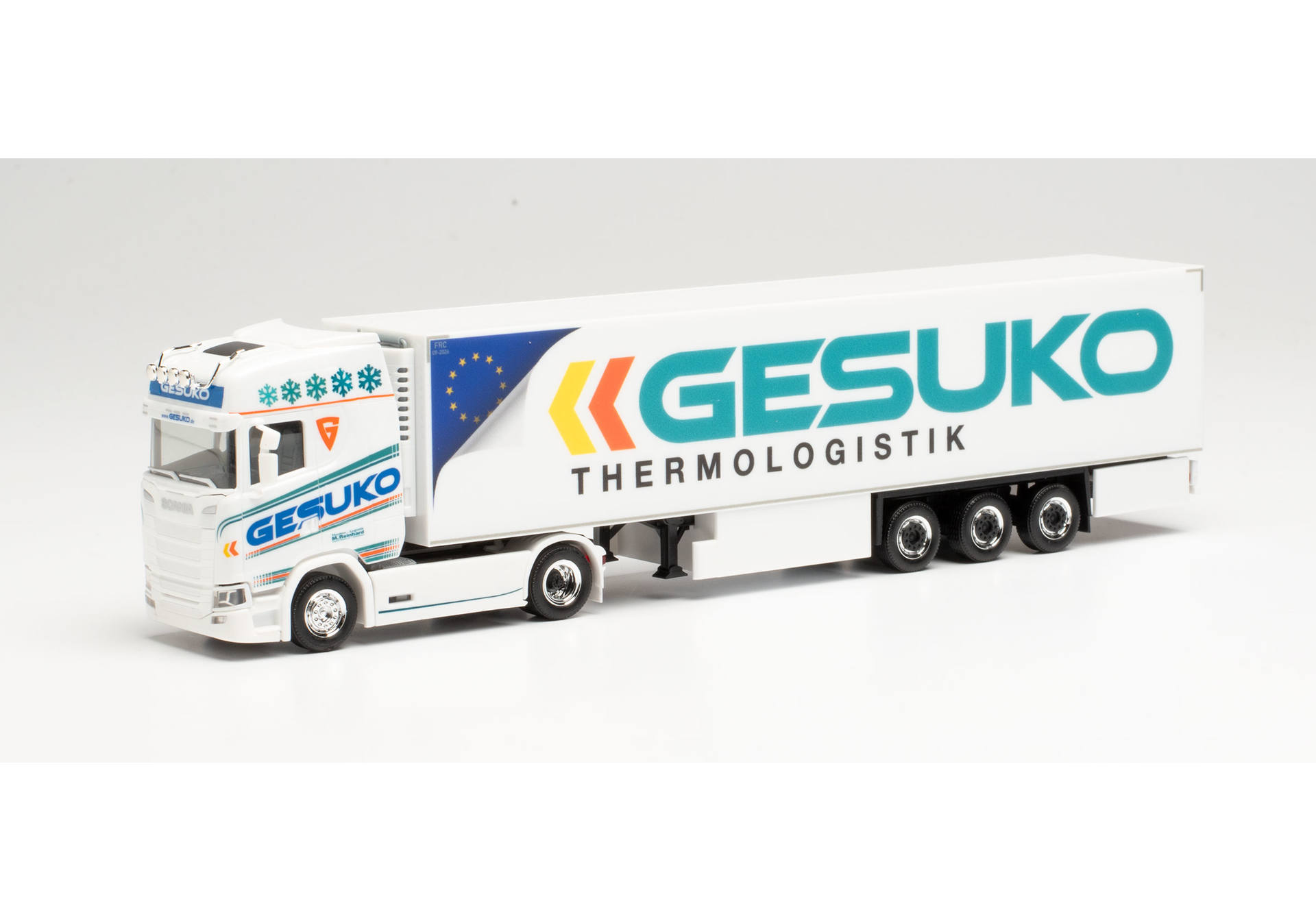Scania CS 20 HD refrigerated semitrailer „GESUKO“