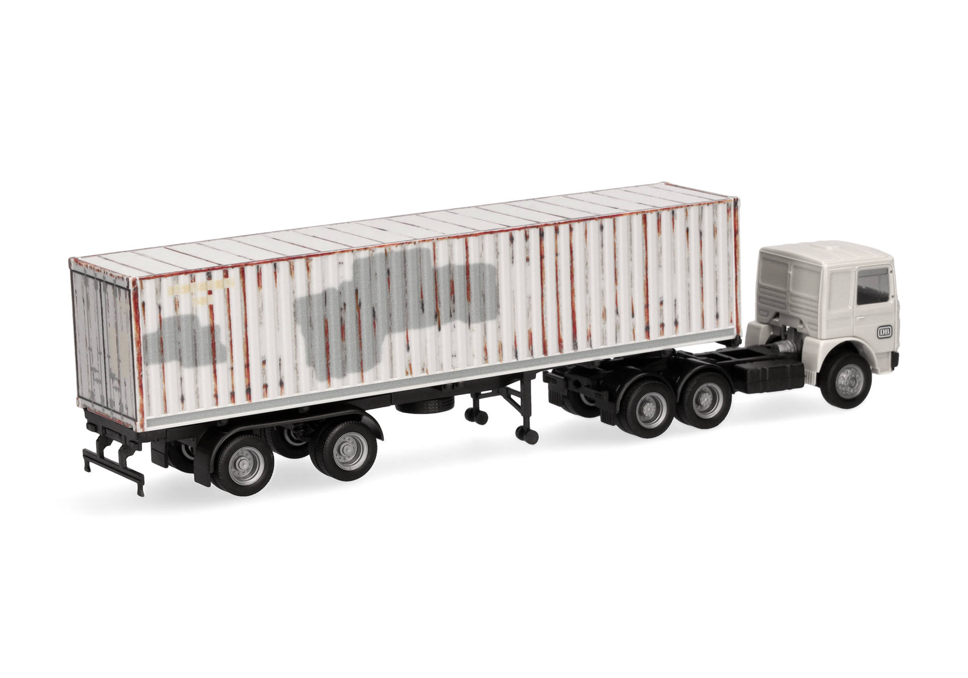 MAN F8 container semitrailer truck "DB" MAN F8 container semitrailer truck "DB"