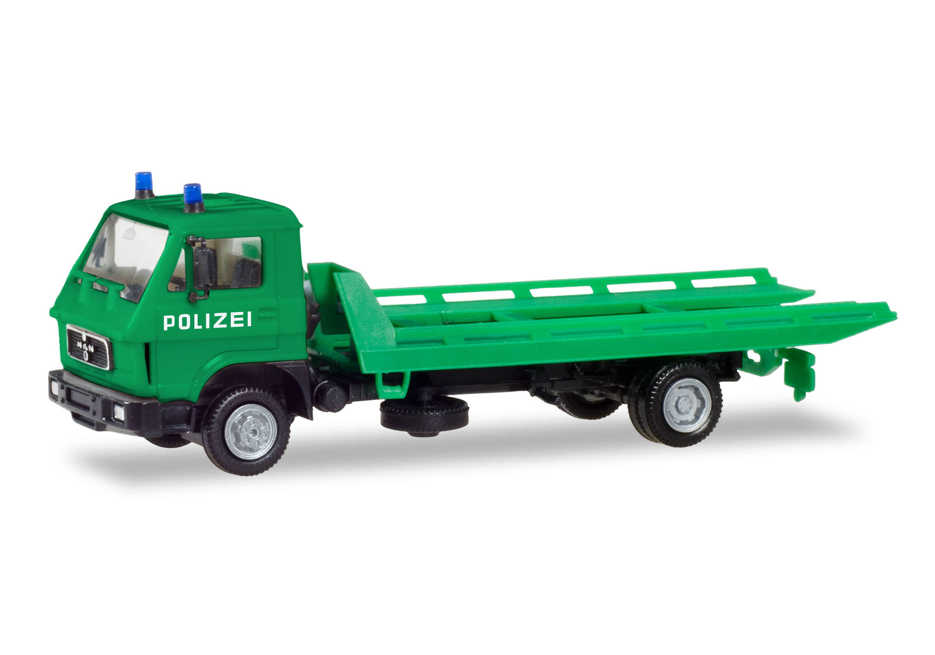 MAN G 90 wrecker with platform"Police"