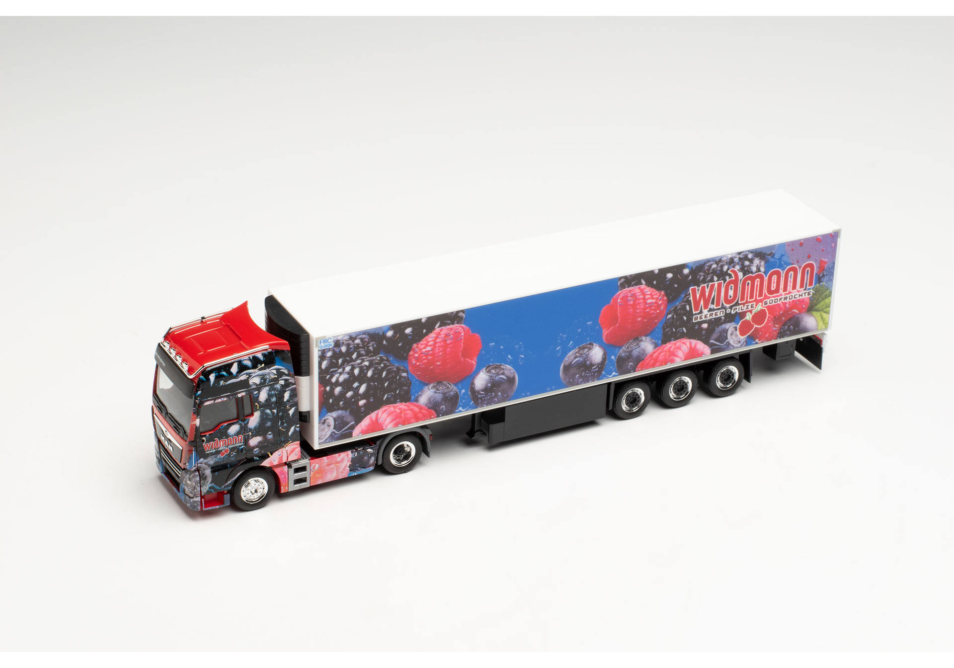 MAN TGX XXL Euro 6 refrigerated semitrailer „Früchte Widmann“