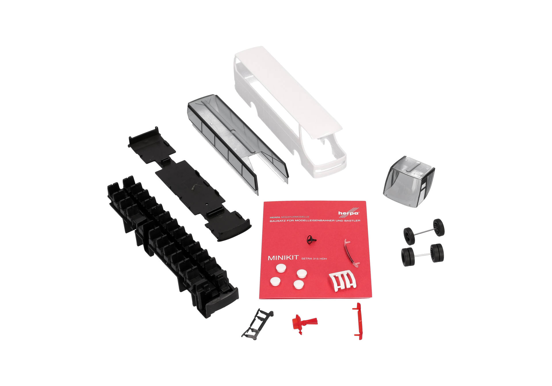 Modellbausatz, Bahnbau-Set, Miniaturset, Schienenteile, Montagekit