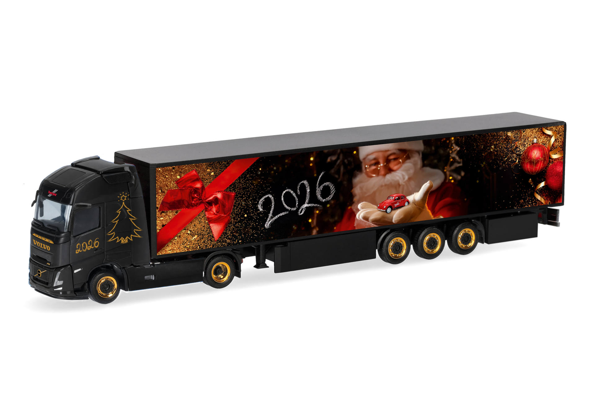 Volvo FH Aero Globetrotter XL box semitrailer, "Herpa Christmas Model 2026"