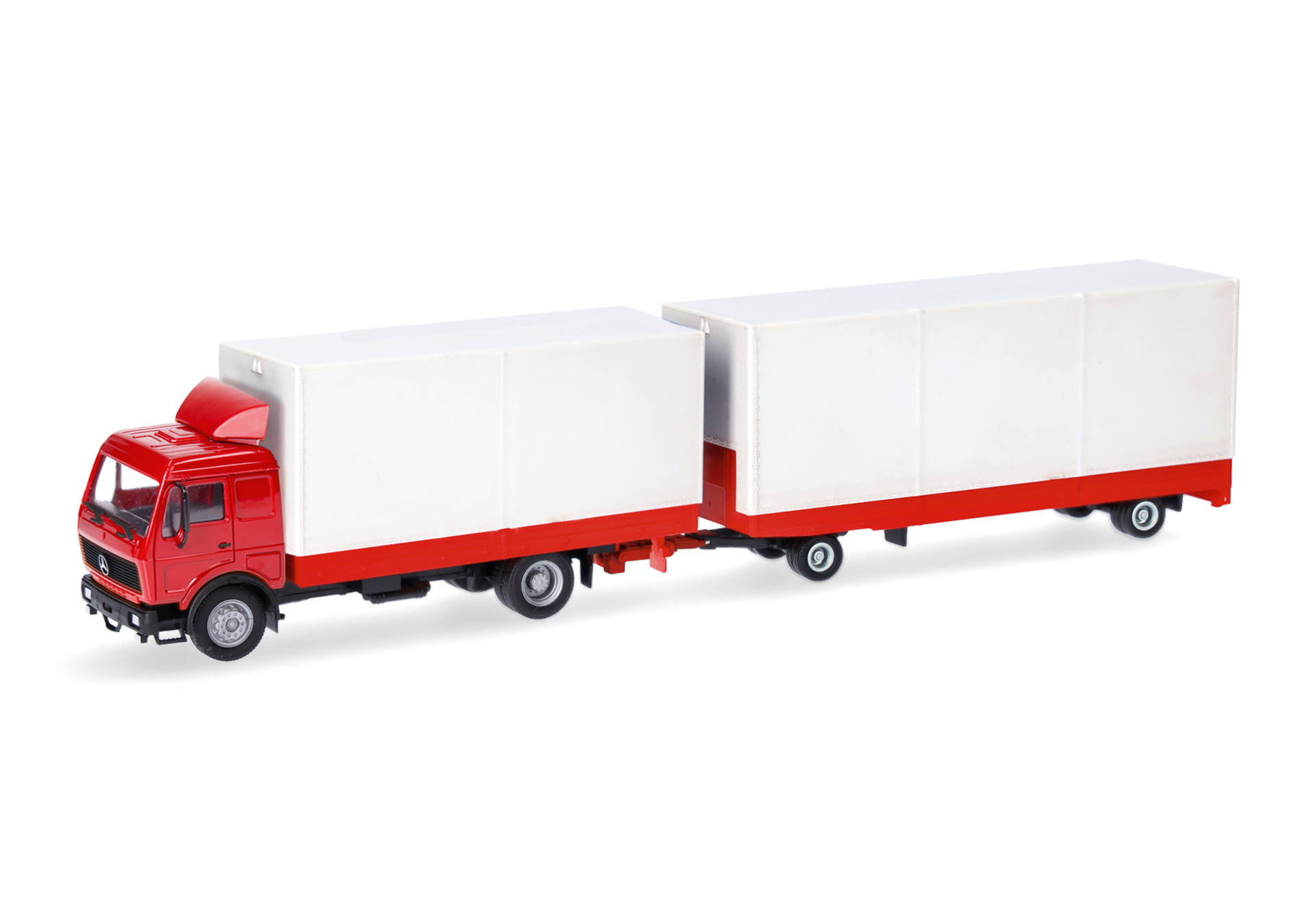 Herpa Basic: Mercedes-Benz NG volume trailer, red/white