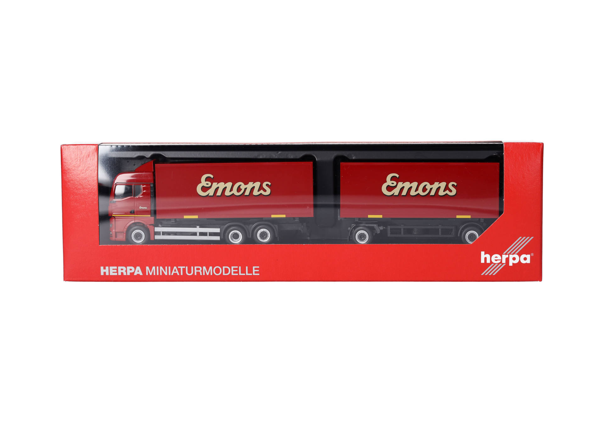 MAN TGX GM Wechselkoffer-Hängerzug "Emons" 