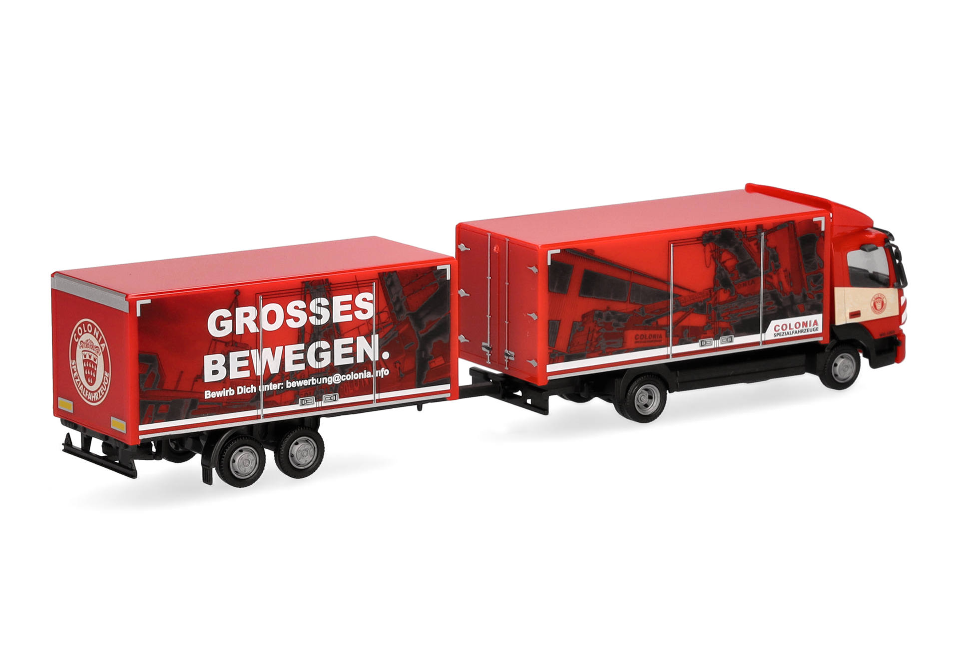 Mercedes-Benz Atego 13 Koffer-Hängerzug "Colonia"
