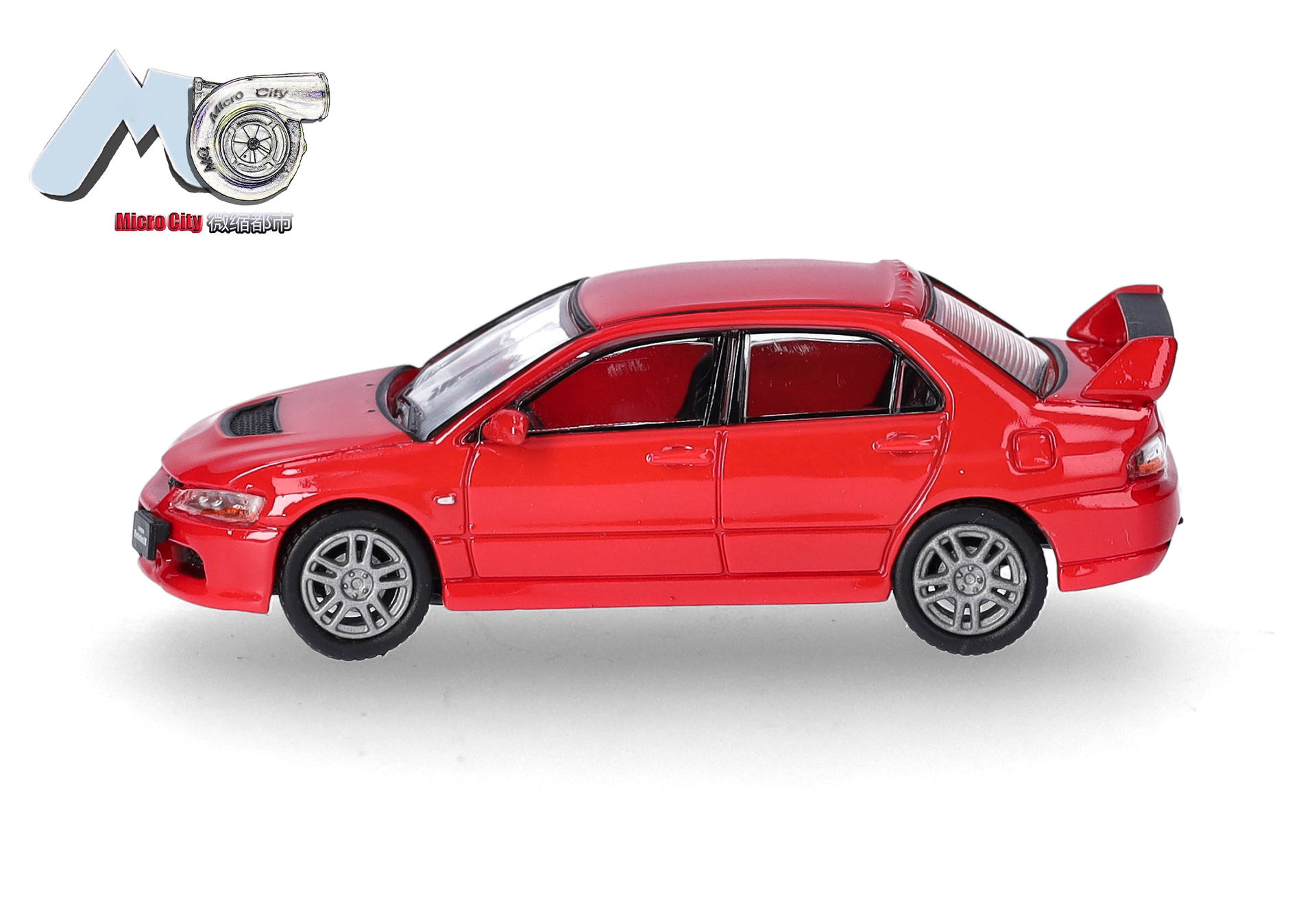 MicroCity: Mitsubishi Lancer Evolution 9, rot (2005-2007)