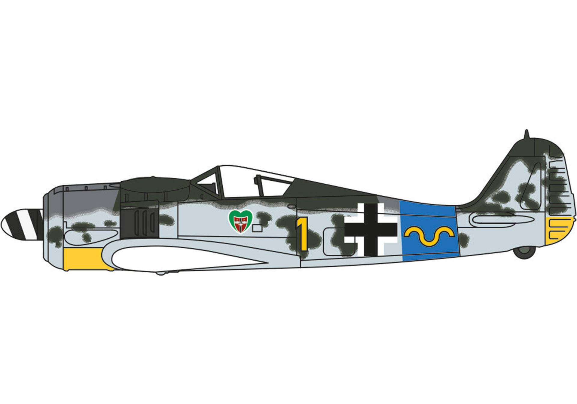 Focke Wulf 190A - 15/JG 54, Hauptmann Rudolf Klemm