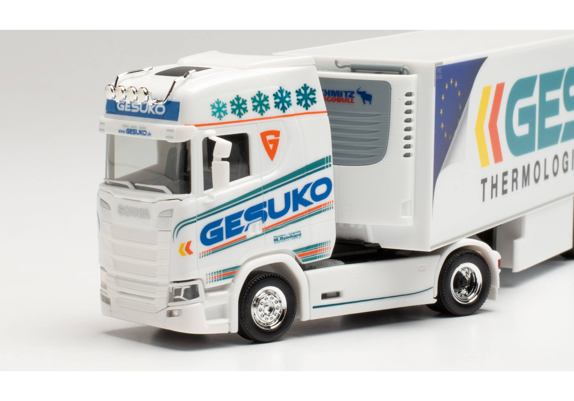 Scania CS 20 HD refrigerated semitrailer „GESUKO“