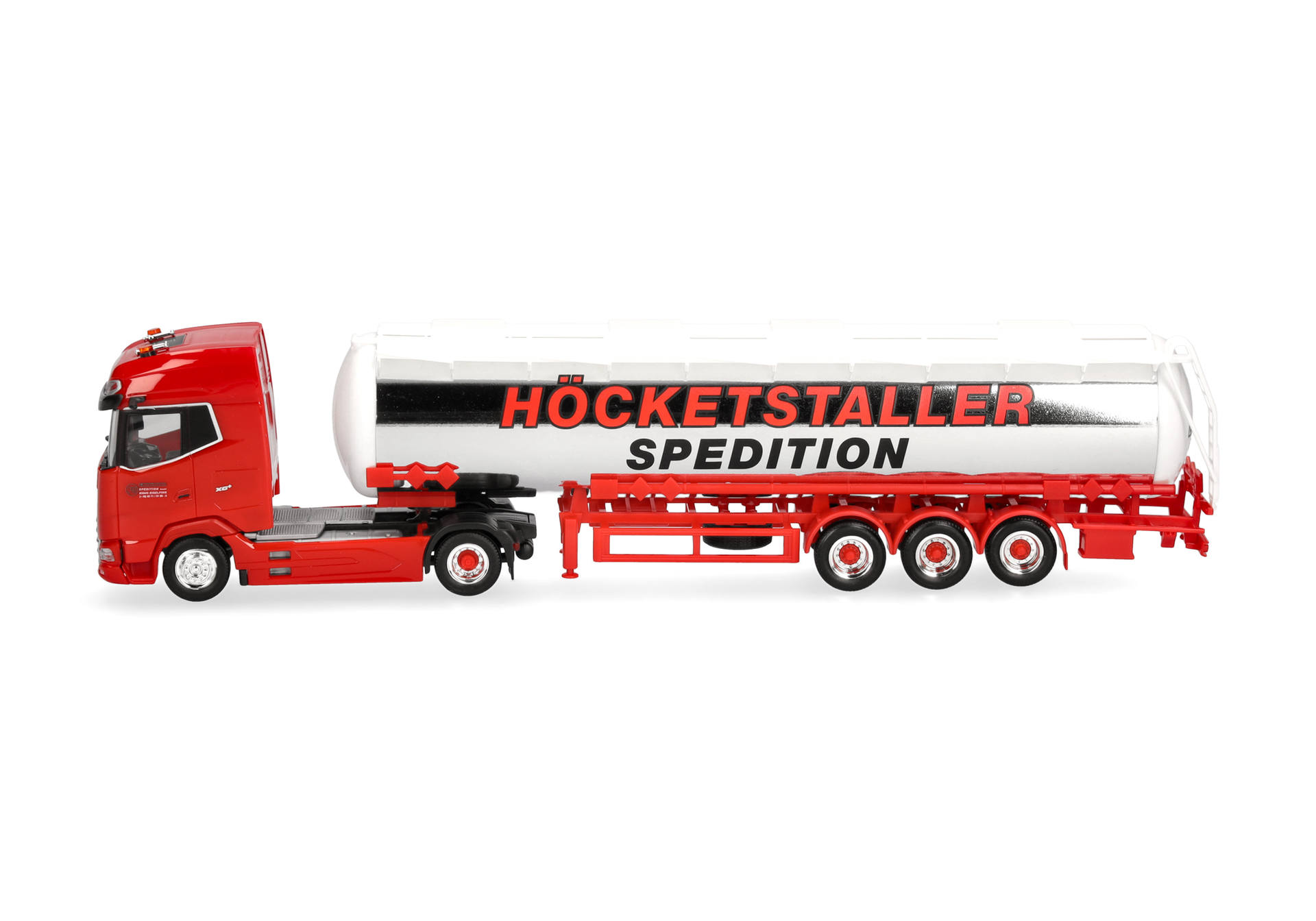 DAF XG+ jumbo tank semitrailer truck "Höcketstaller"