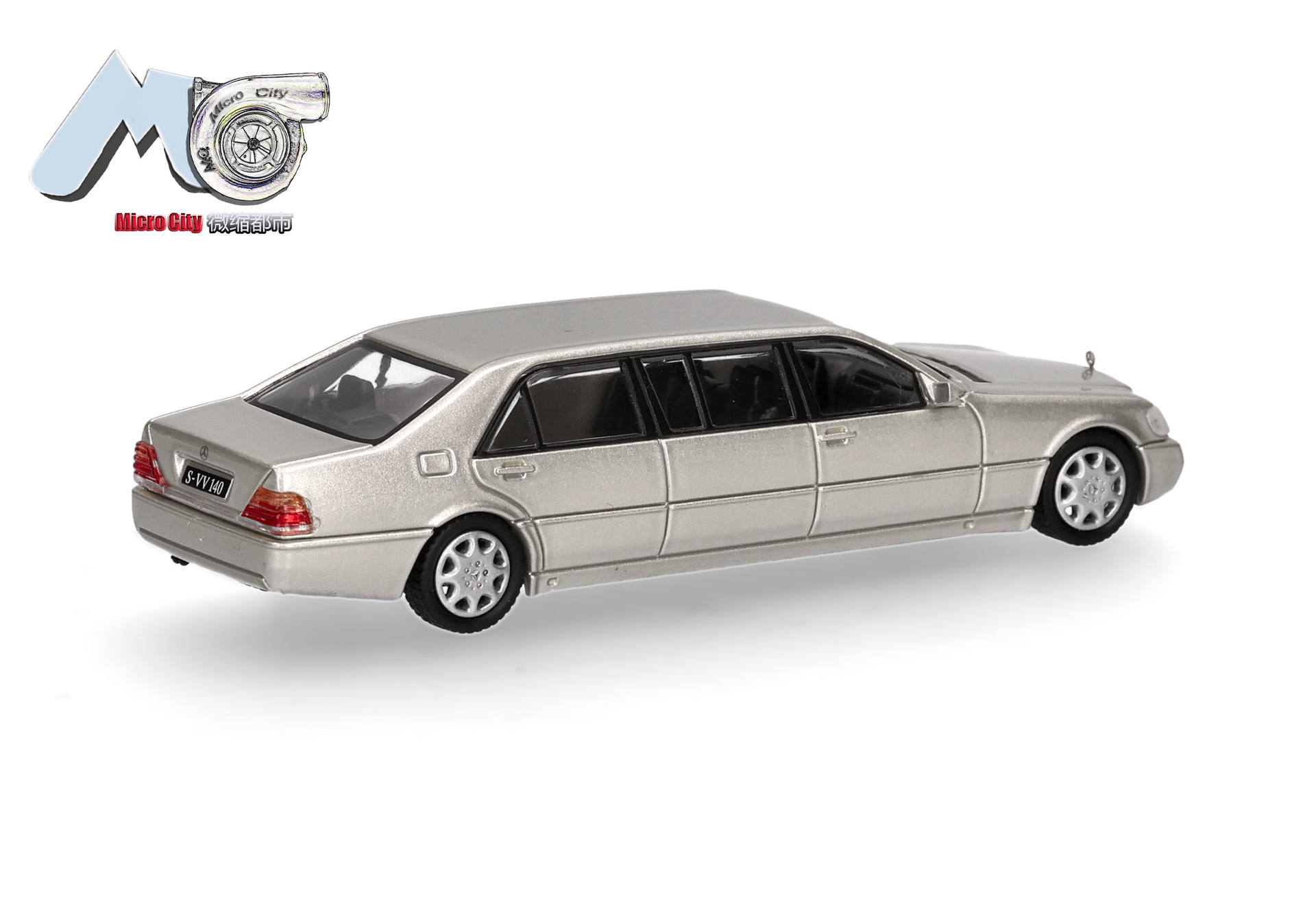 MicroCity: Mercedes-Benz S600 Pullman, champagne gold