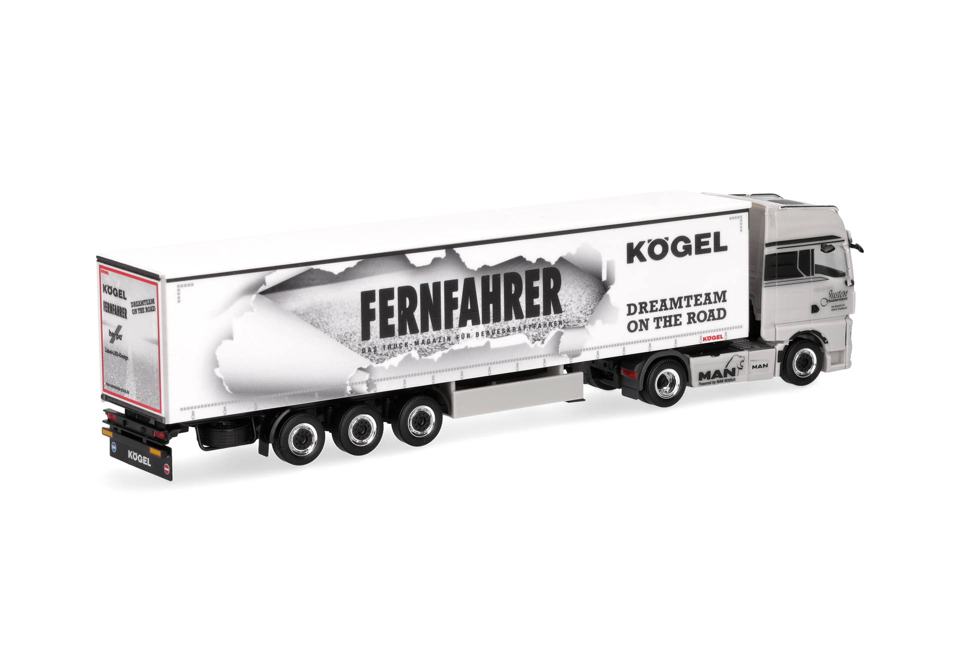 trailer, truck, semi-trailer, white trailer, graphic wrap