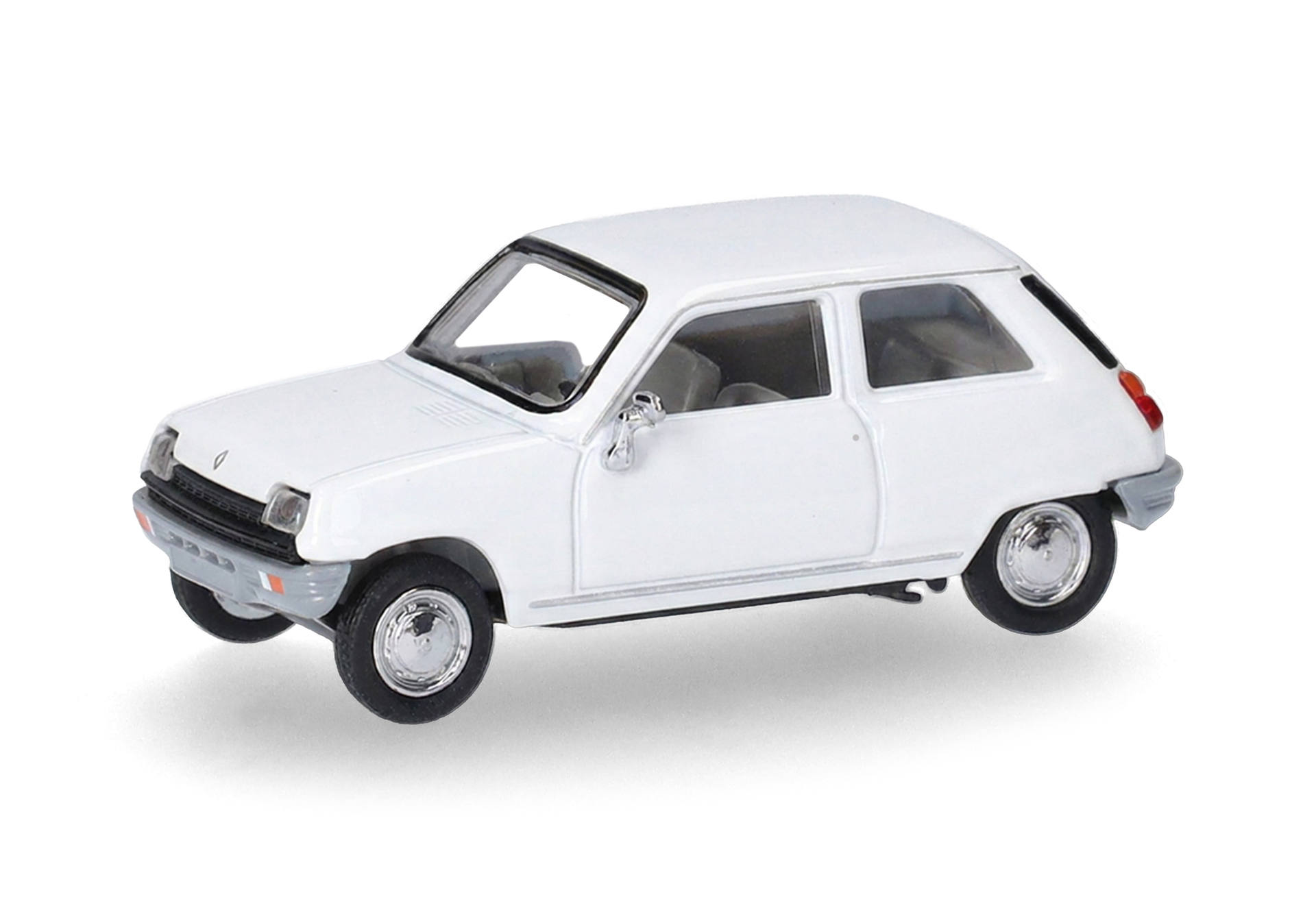 toy car, model car, white color, two-door, miniature